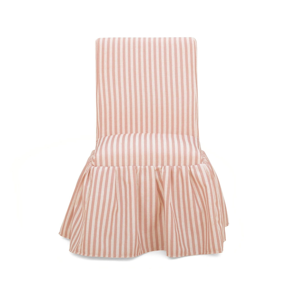 Gertrude Pink Striped Performance Linen Dining Chair by TOV Furniture – photo 2 of 6