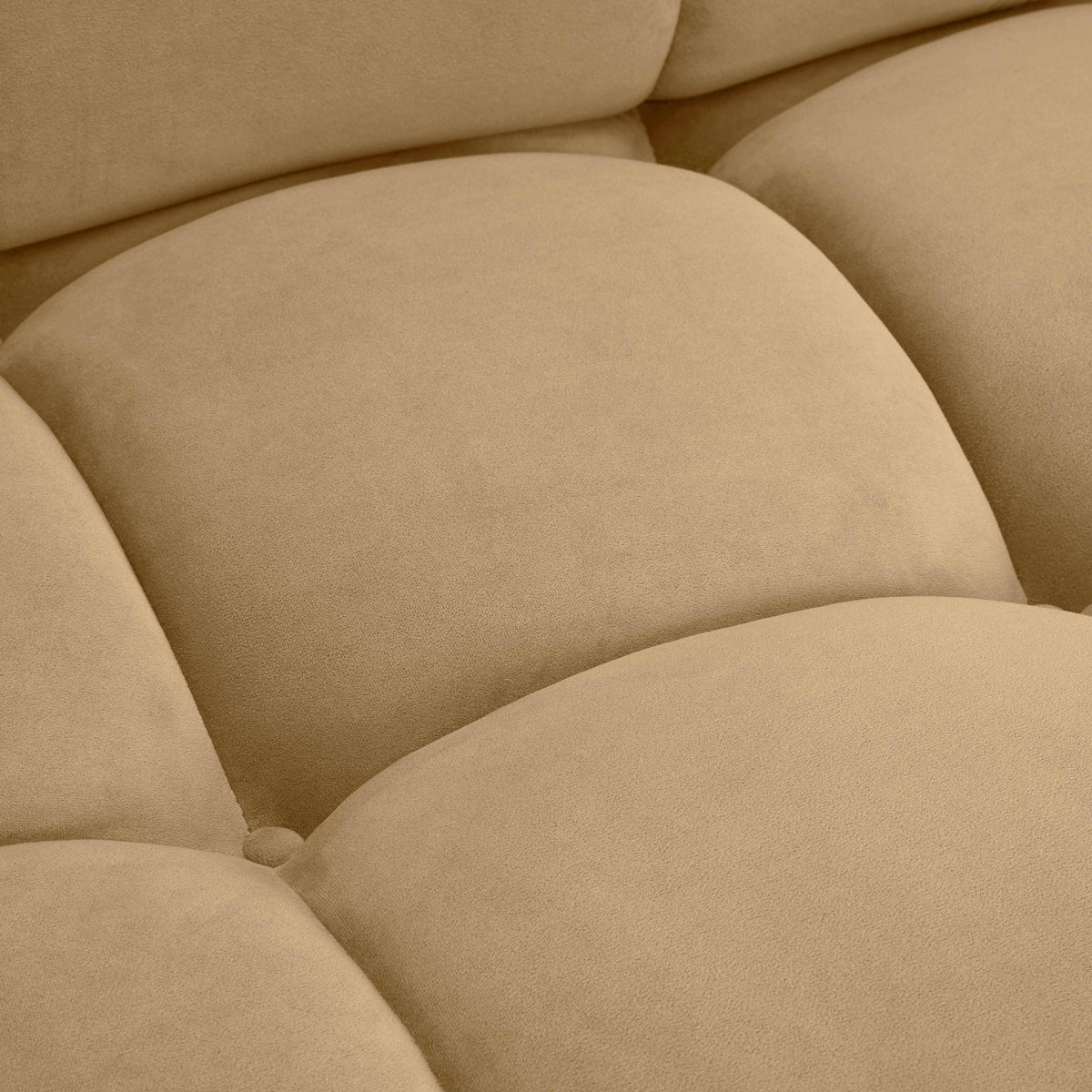 Calliope Cafe Au Lait Performance Velvet Modular Armless Chair by TOV Furniture – photo 5 of 6