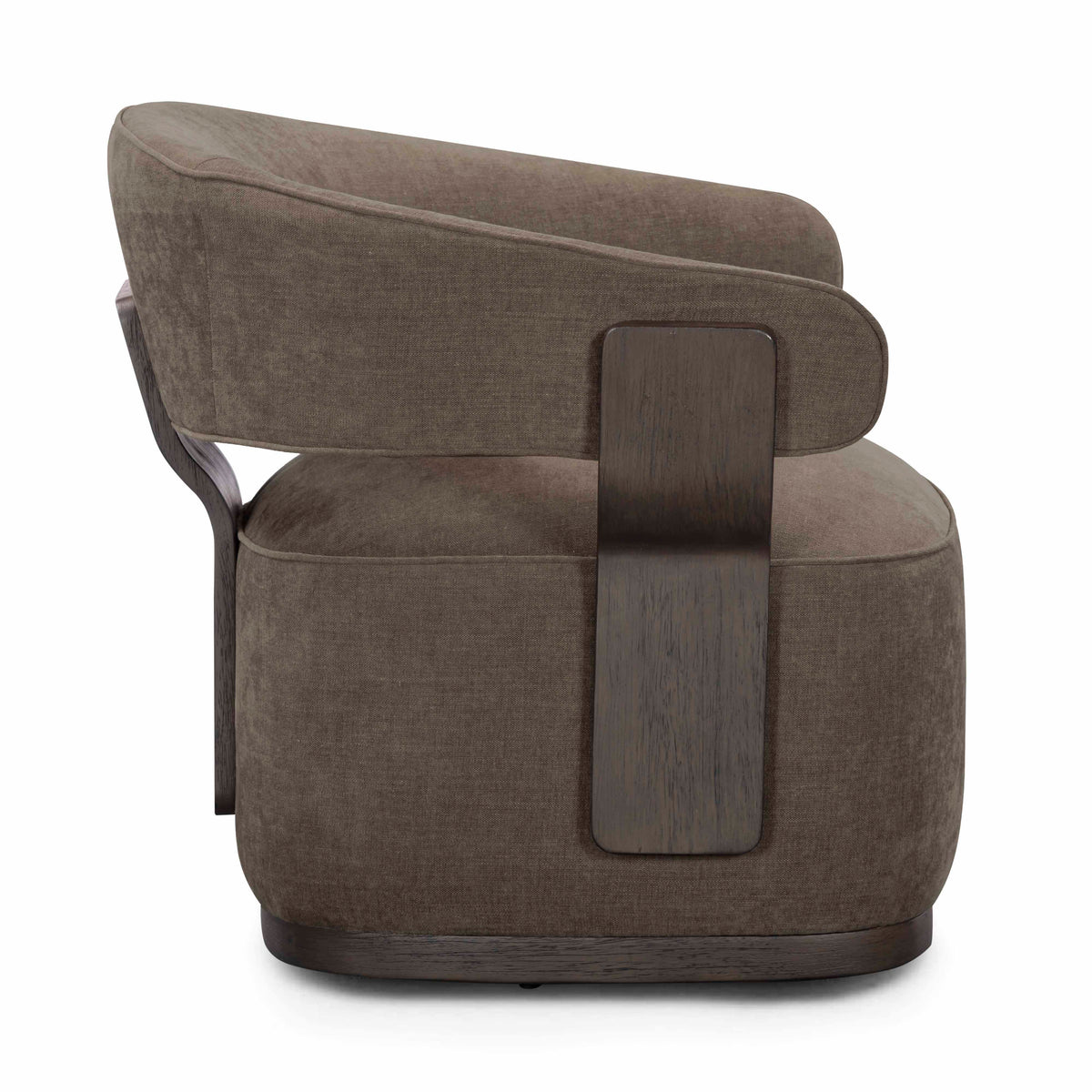Madison Linen Performance Chenille Swivel Accent Chair in Mink by TOV Furniture – photo 4 of 8