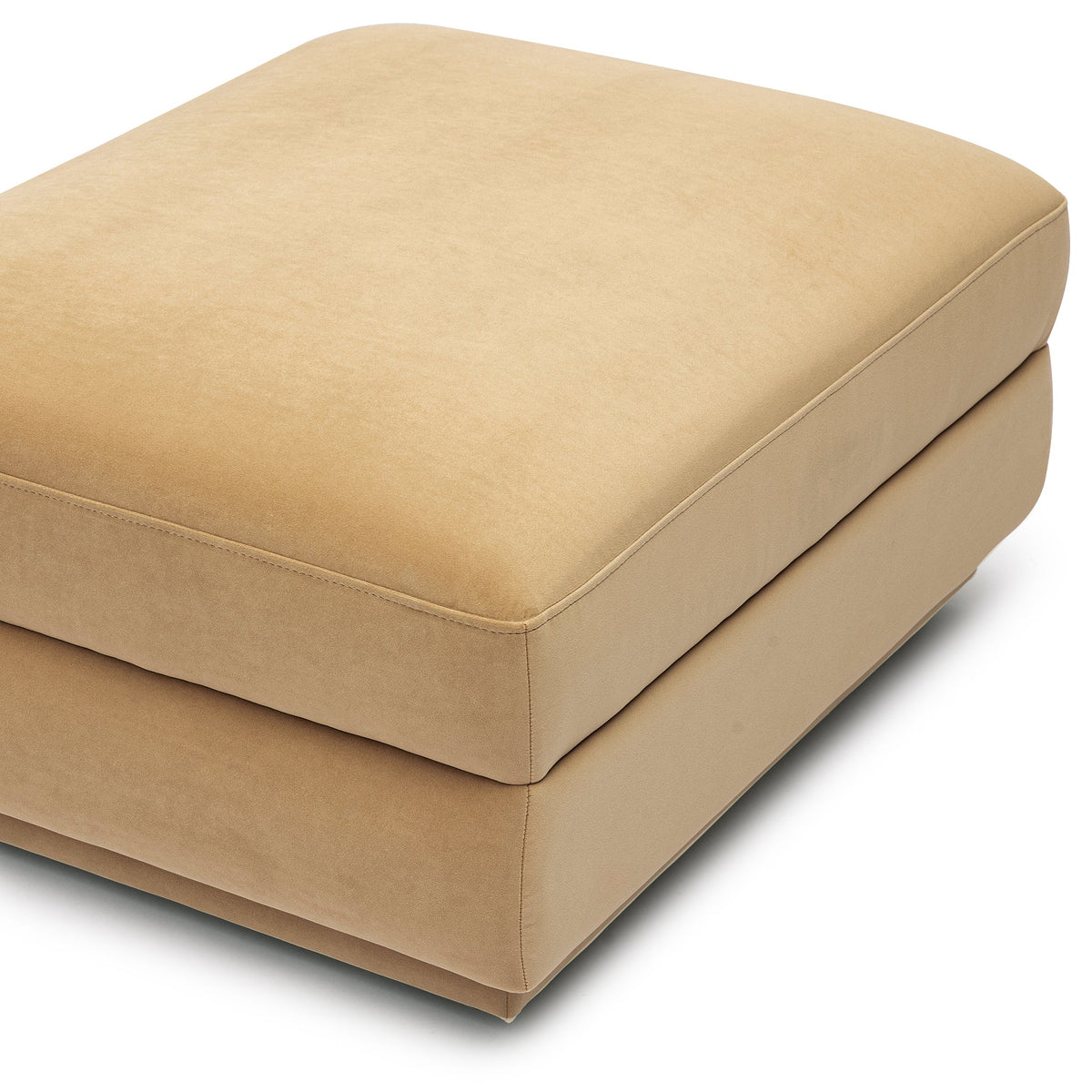 Perry Tan Performance Velvet Modular Sectional Ottoman by TOV Furniture – photo 4 of 6