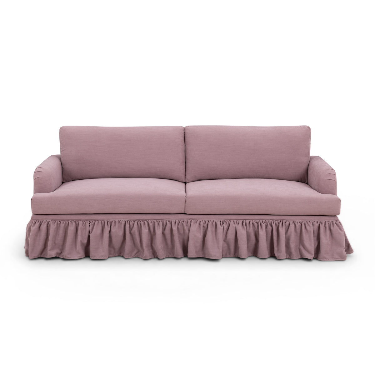 Gertrude 90" Mauve Upcycled Performance Fabric Sofa by TOV Furniture – photo 1 of 7