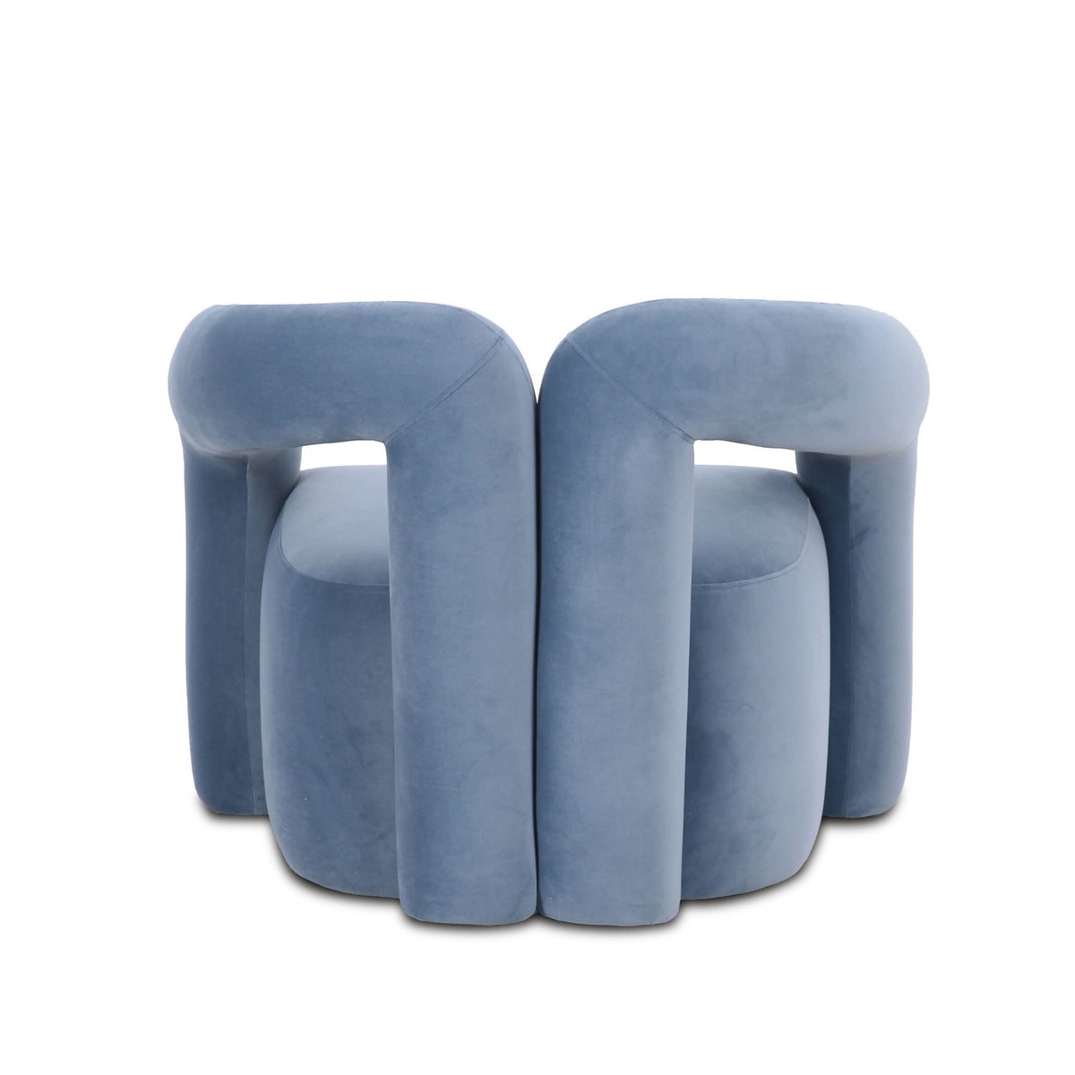 Jenn Blue Performance Velvet Accent Chair by TOV Furniture – photo 5 of 8