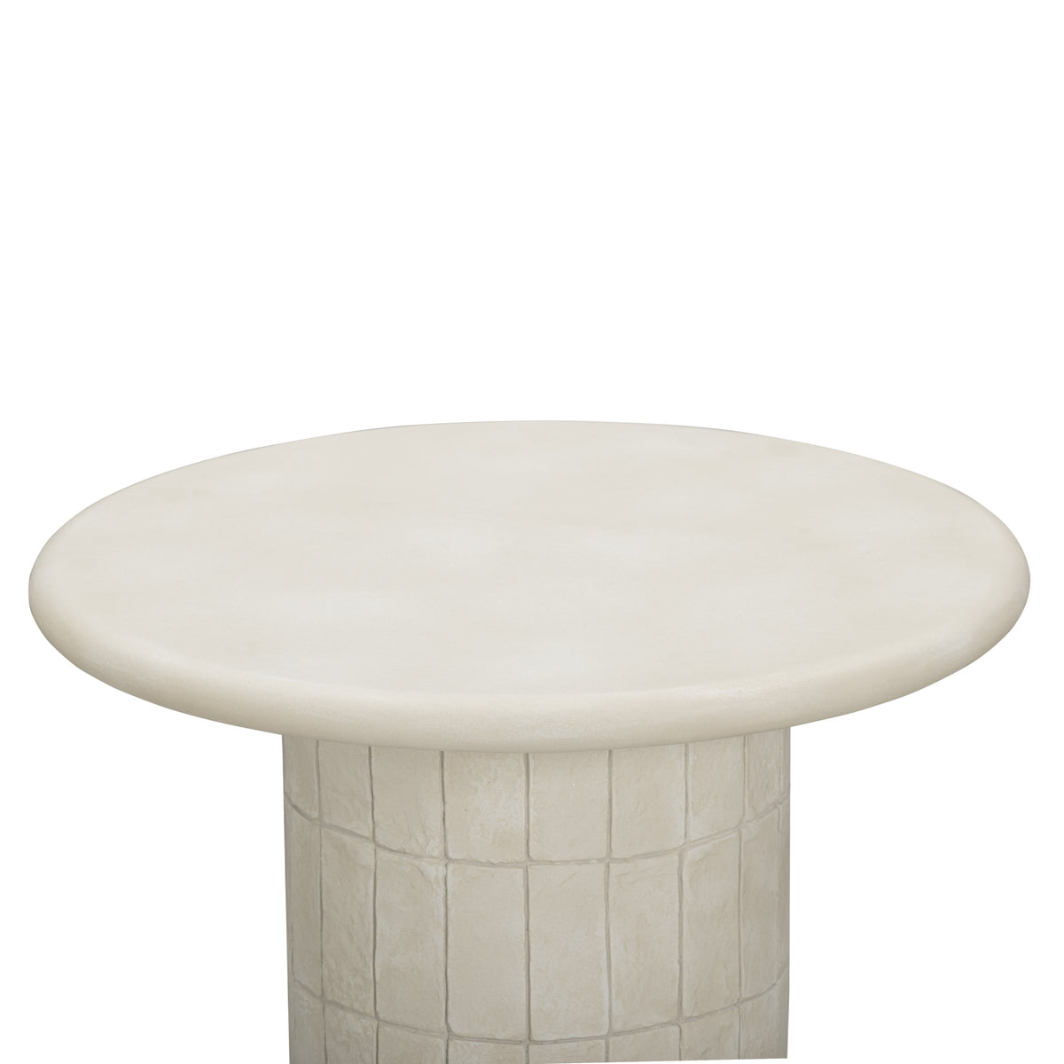 Fafo Beige Indoor/Outdoor Concrete Side Table by TOV Furniture – photo 3 of 5