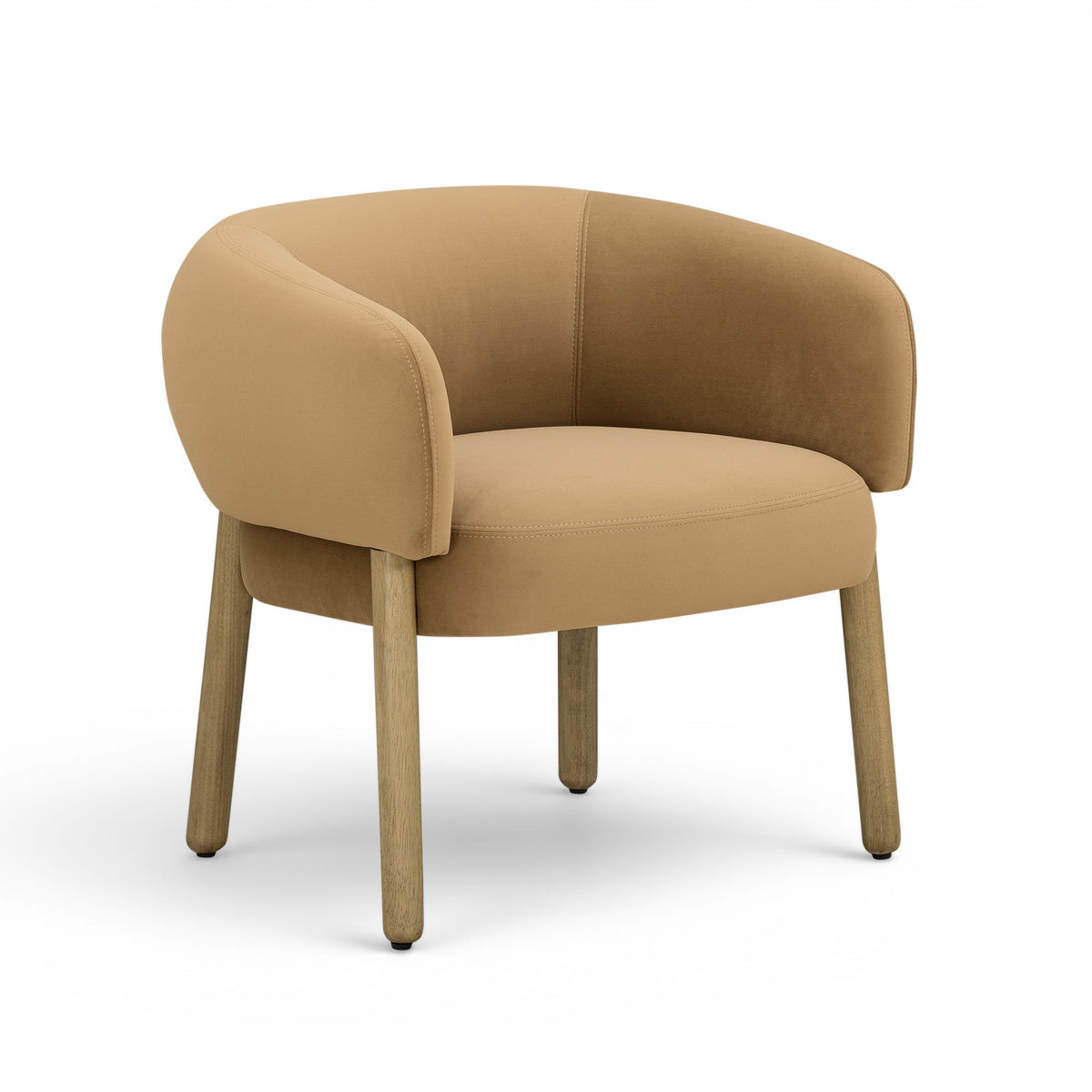 Foxy Camel Performance Velvet Accent Chair by TOV Furniture – photo 3 of 8