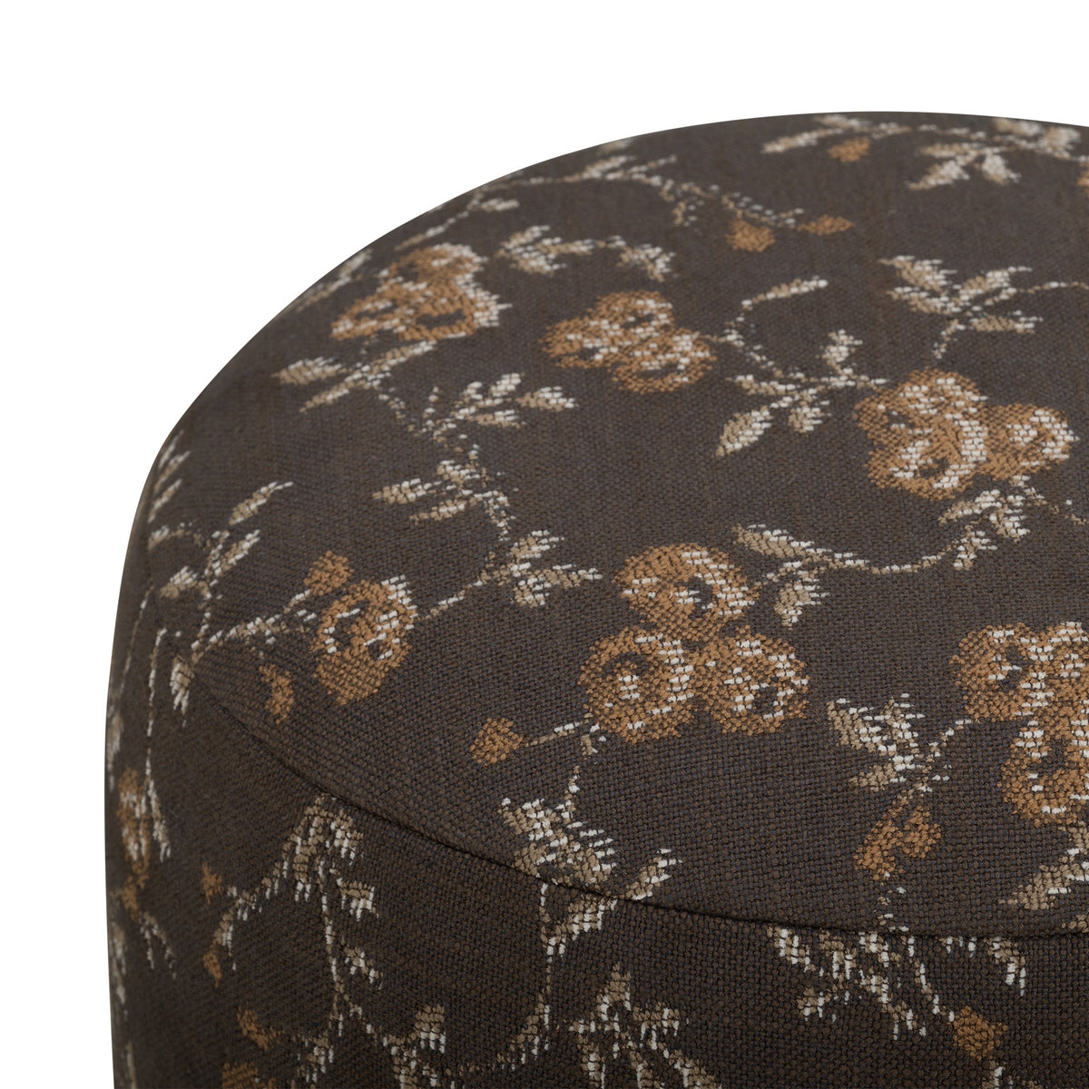 Bisou Java Floral Jacquard Ottoman by TOV Furniture – photo 3 of 5