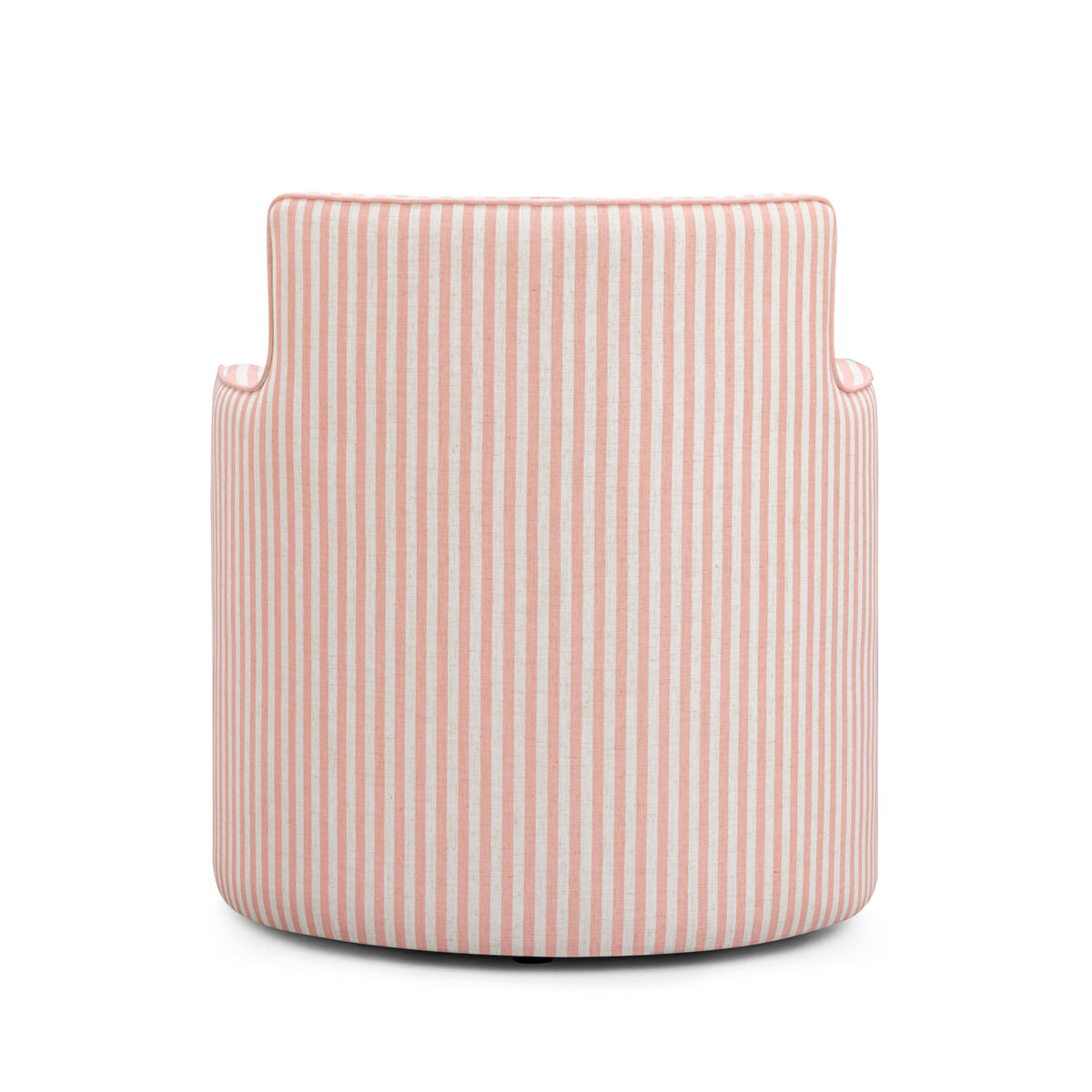 Passe Swivel Accent Chair in Pink Stripes by TOV Furniture – photo 6 of 7