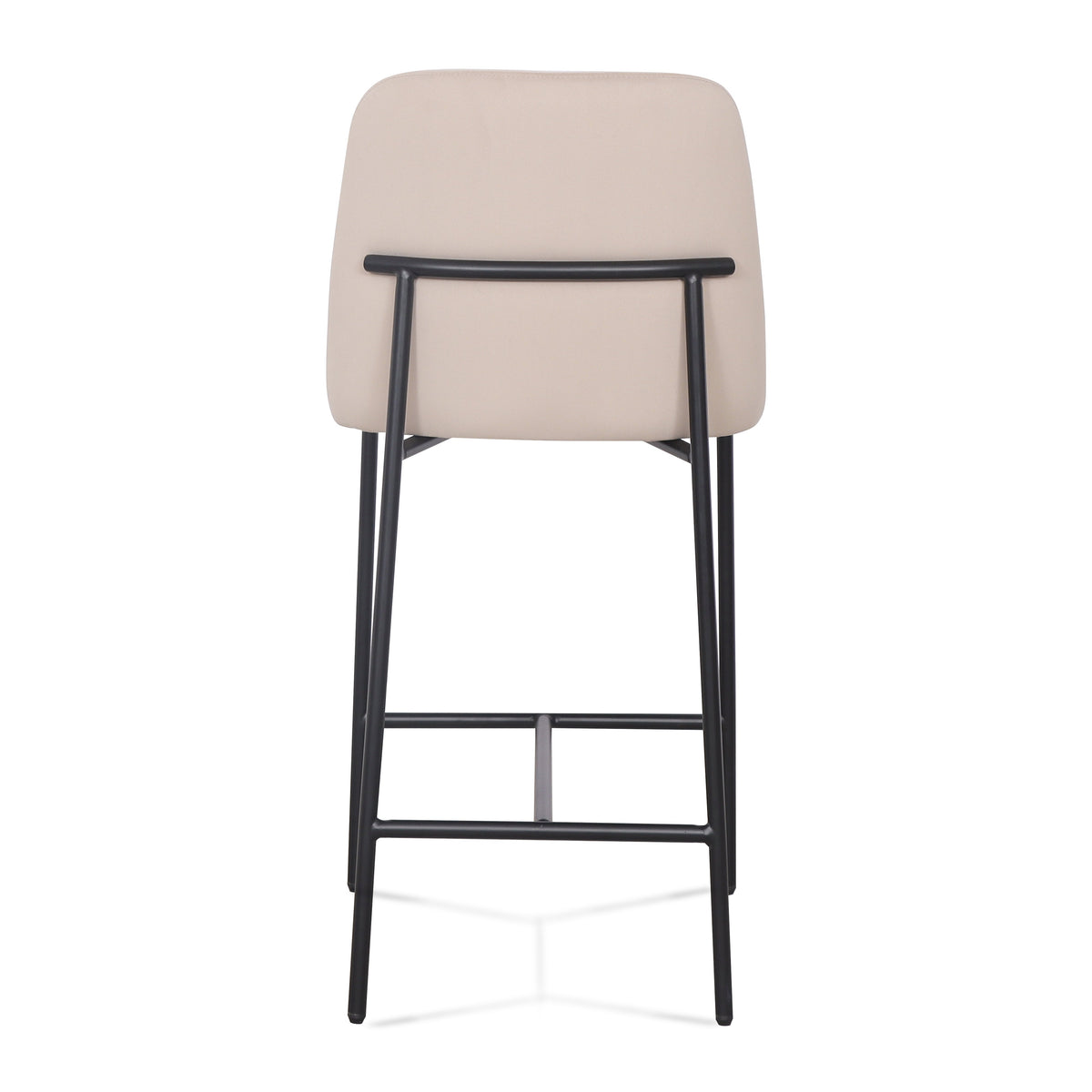 Sydney Taupe Performance Velvet Counter Stool - Set of 2 by TOV Furniture – photo 7 of 8