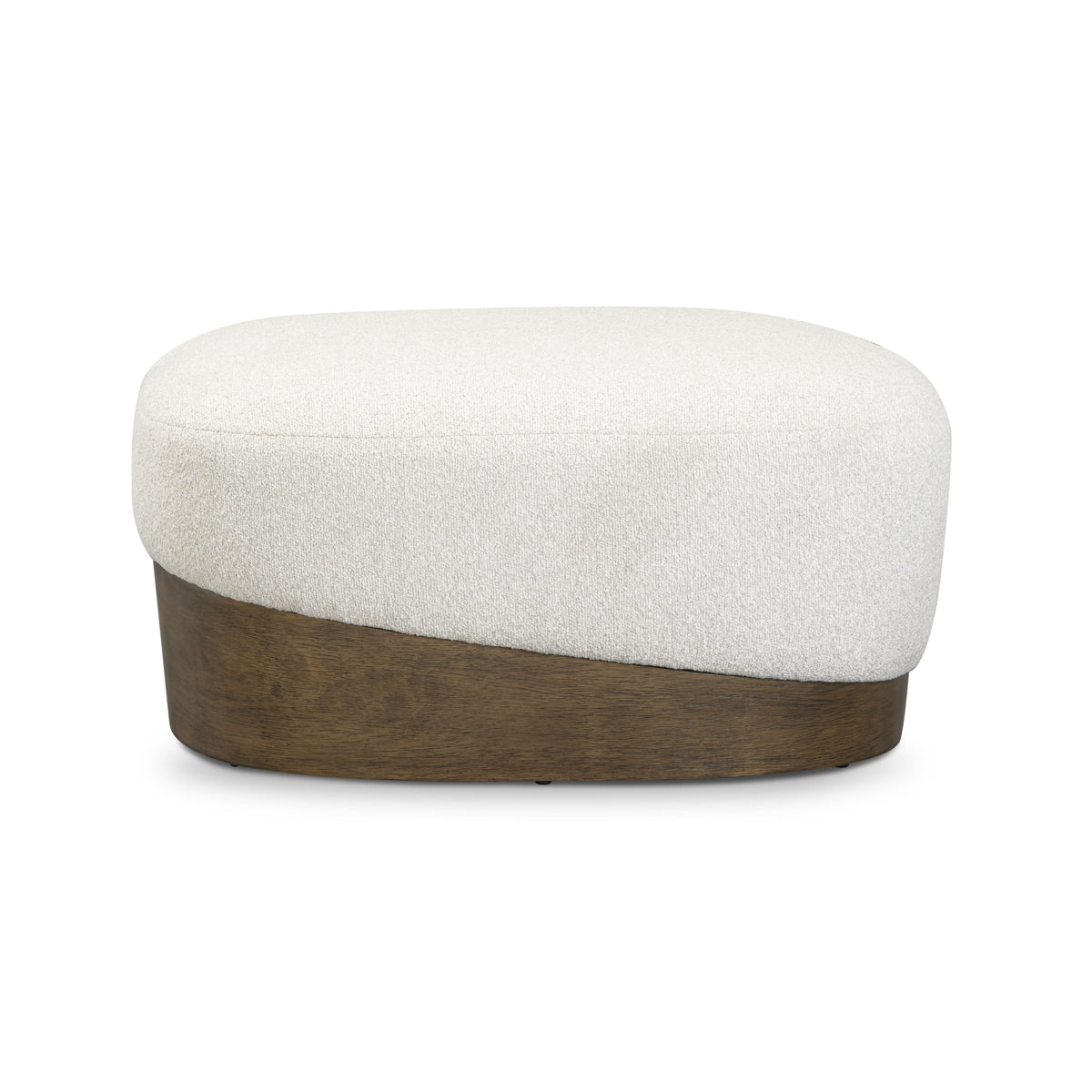 Domina Sugar Off-White Boucle Ottoman by TOV Furniture – photo 2 of 8