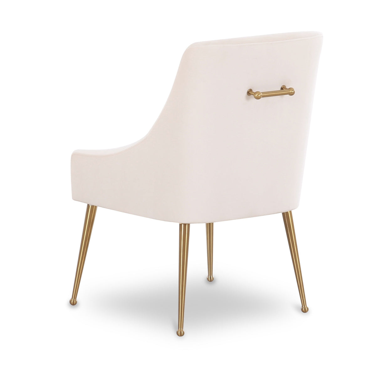 Beatrix Cream Performance Velvet Dining Chair by TOV Furniture – photo 4 of 9