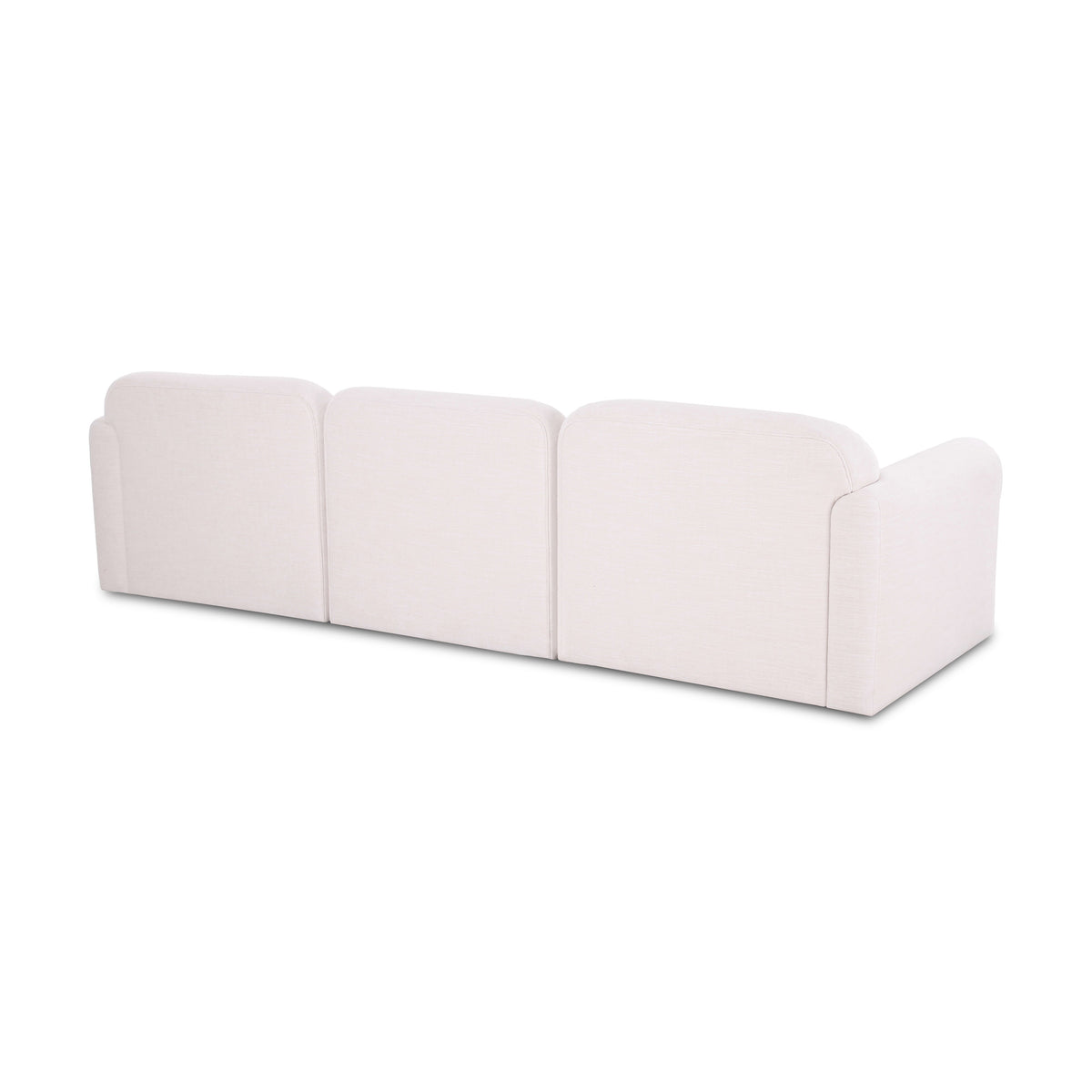 Gorge 116" Cream Performance Sofa by TOV Furniture – photo 3 of 5