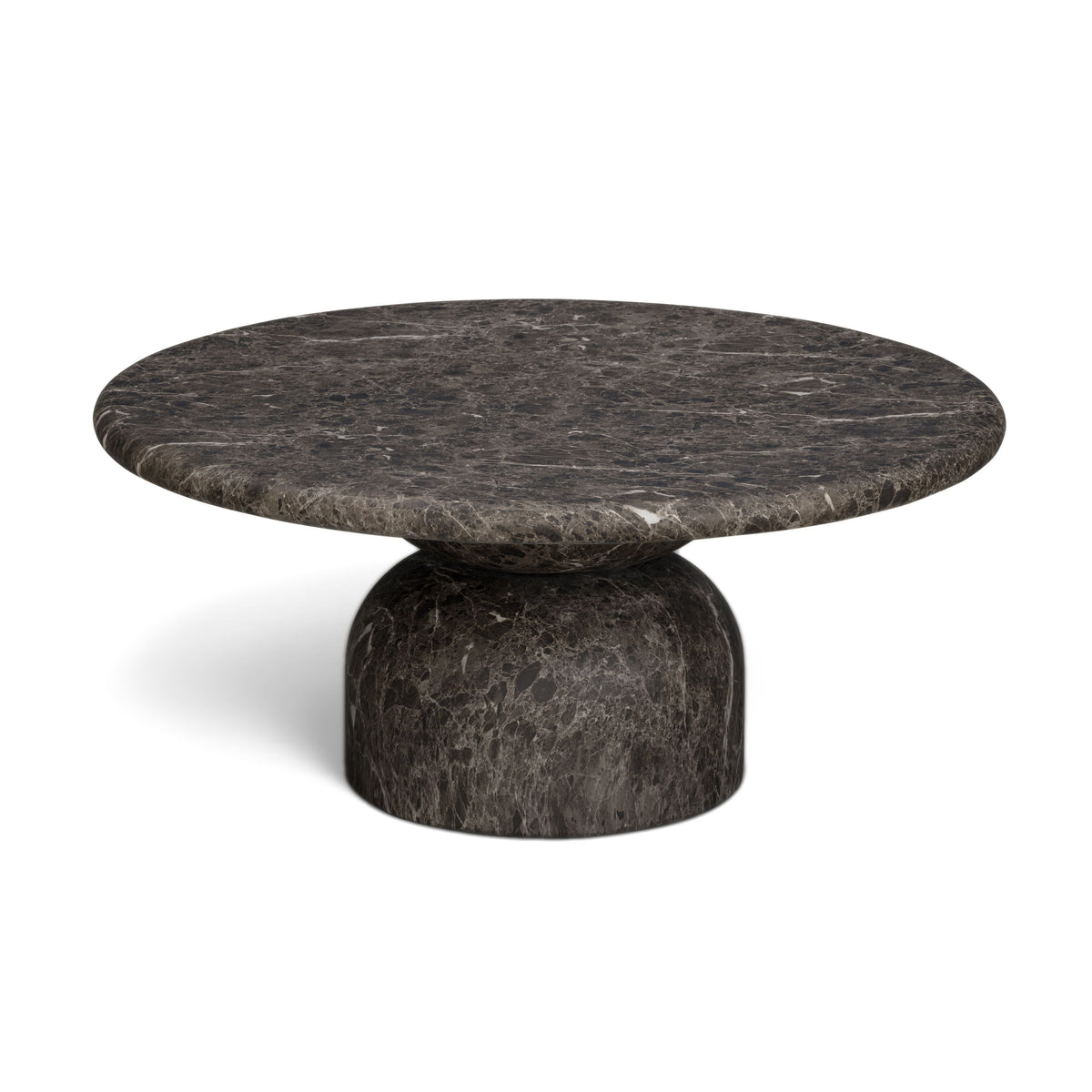 Cynthia 36" Dark Emperador Faux Marble Indoor/Outdoor Coffee Table by TOV Furniture – photo 3 of 6
