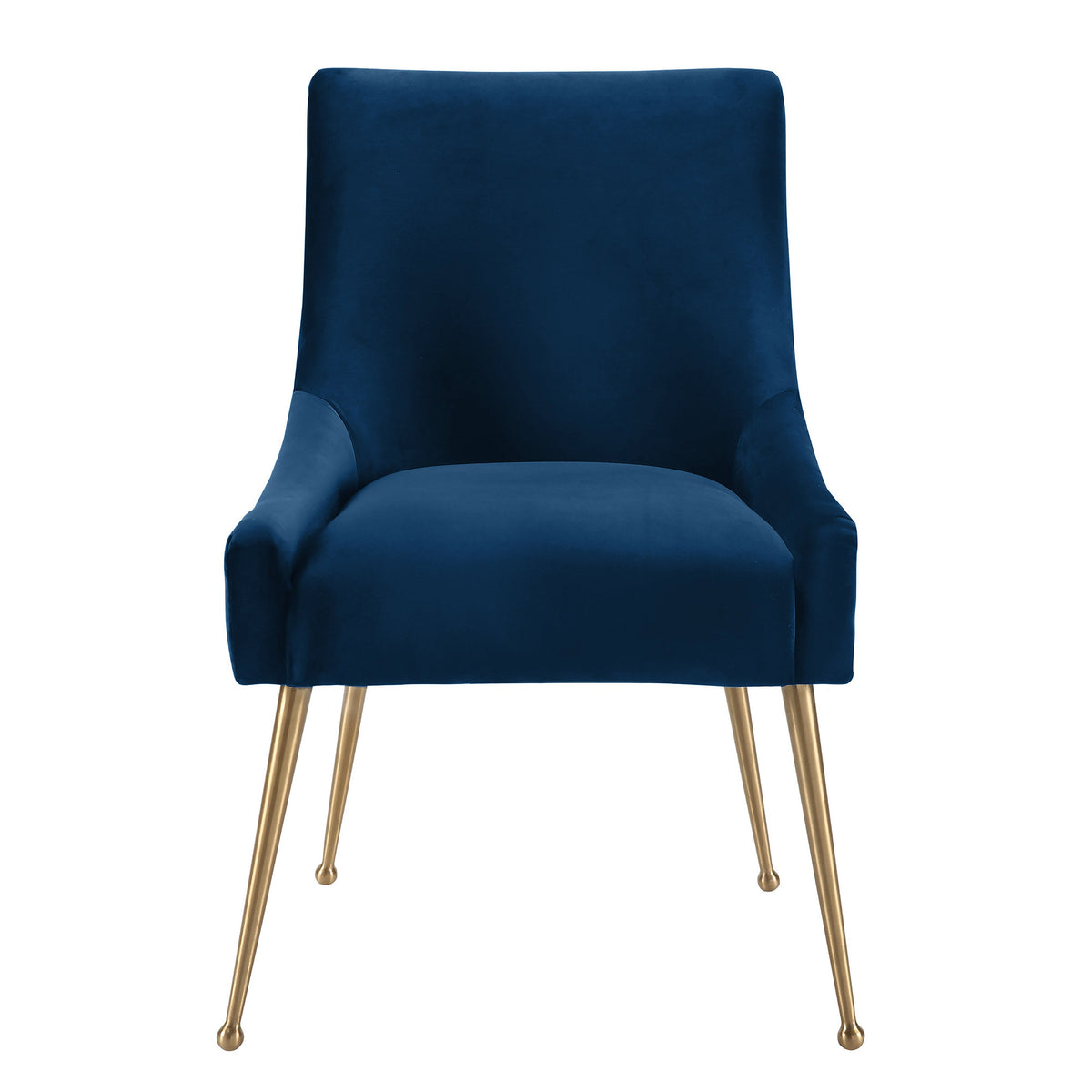 Beatrix Navy Performance Velvet Dining Chair by TOV Furniture – photo 3 of 7