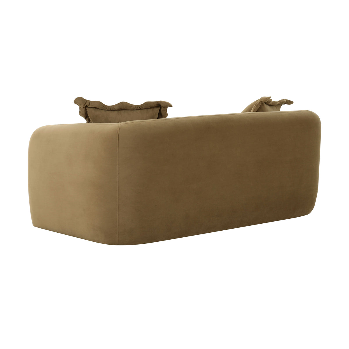 Lou 71.5" Cafe Au Lait Performance Velvet Loveseat by TOV Furniture – photo 3 of 5