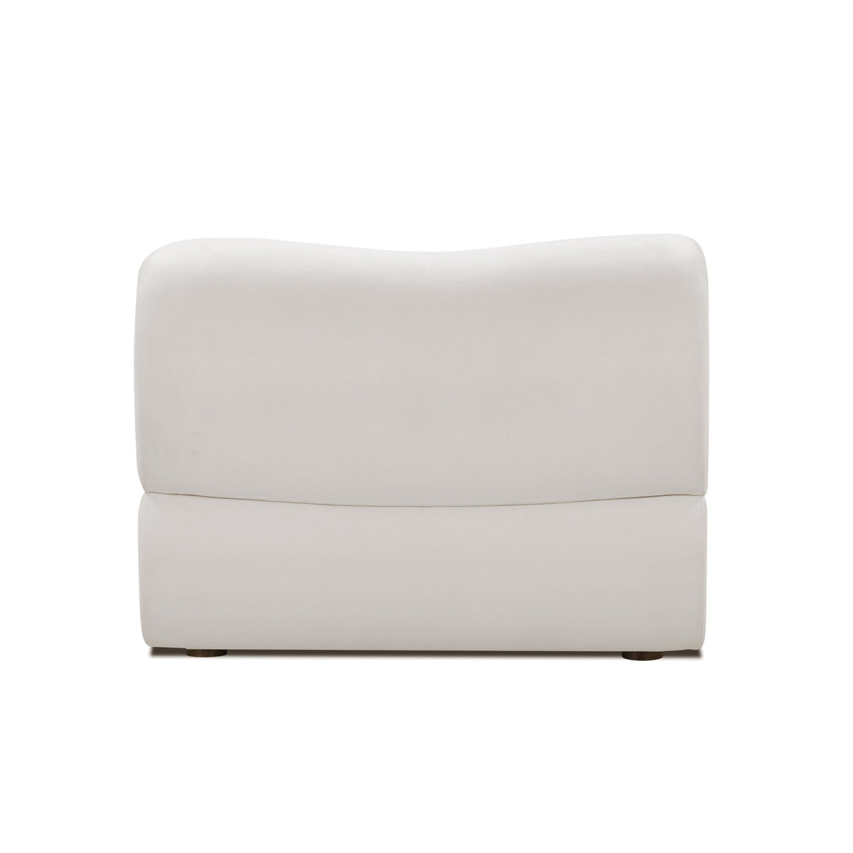 Zenith Cream Upcycled Contract-Grade Fabric Armless Chair by TOV Furniture – photo 2 of 7