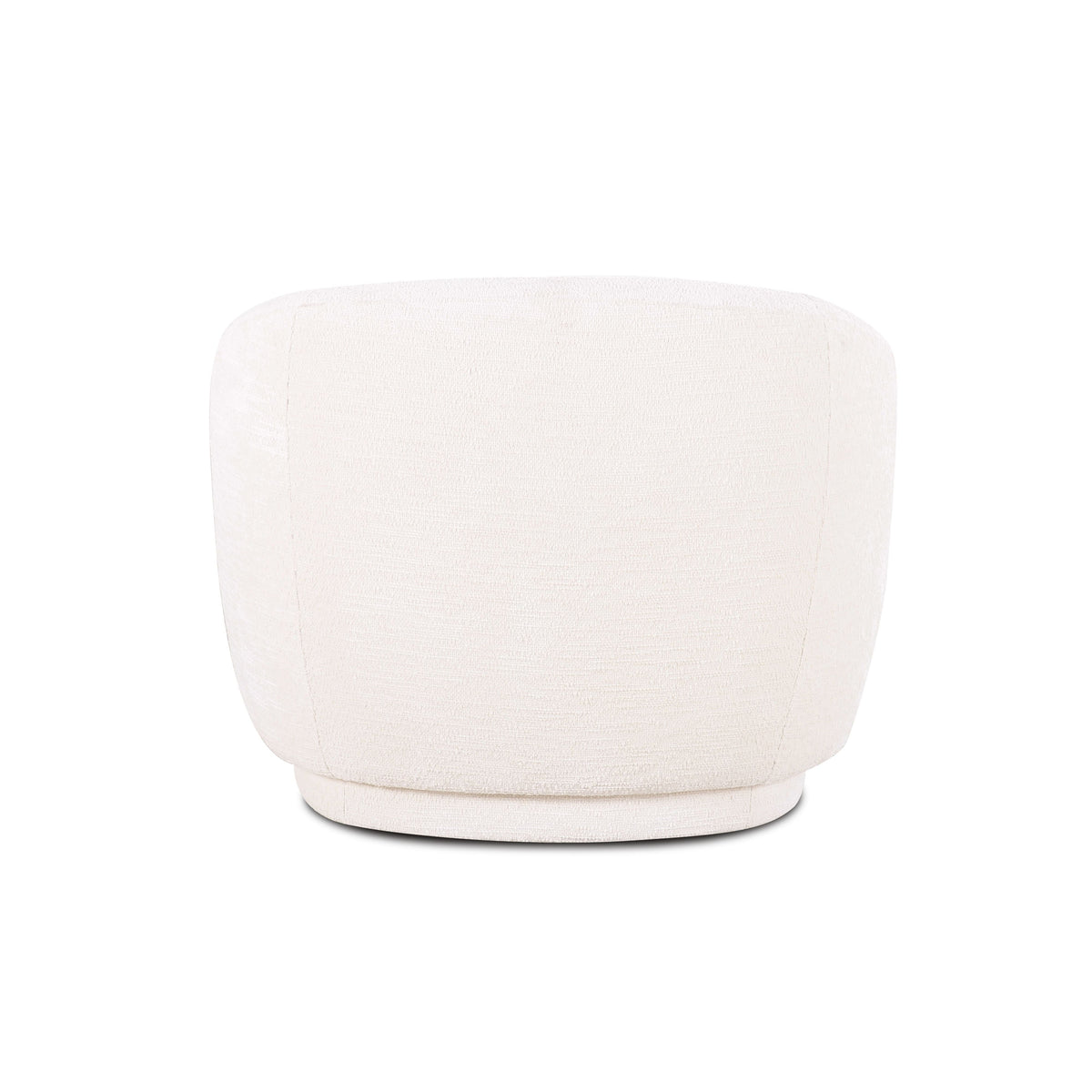 Misty Cream Textured Knubby Fabric Accent Chair by TOV Furniture – photo 5 of 8
