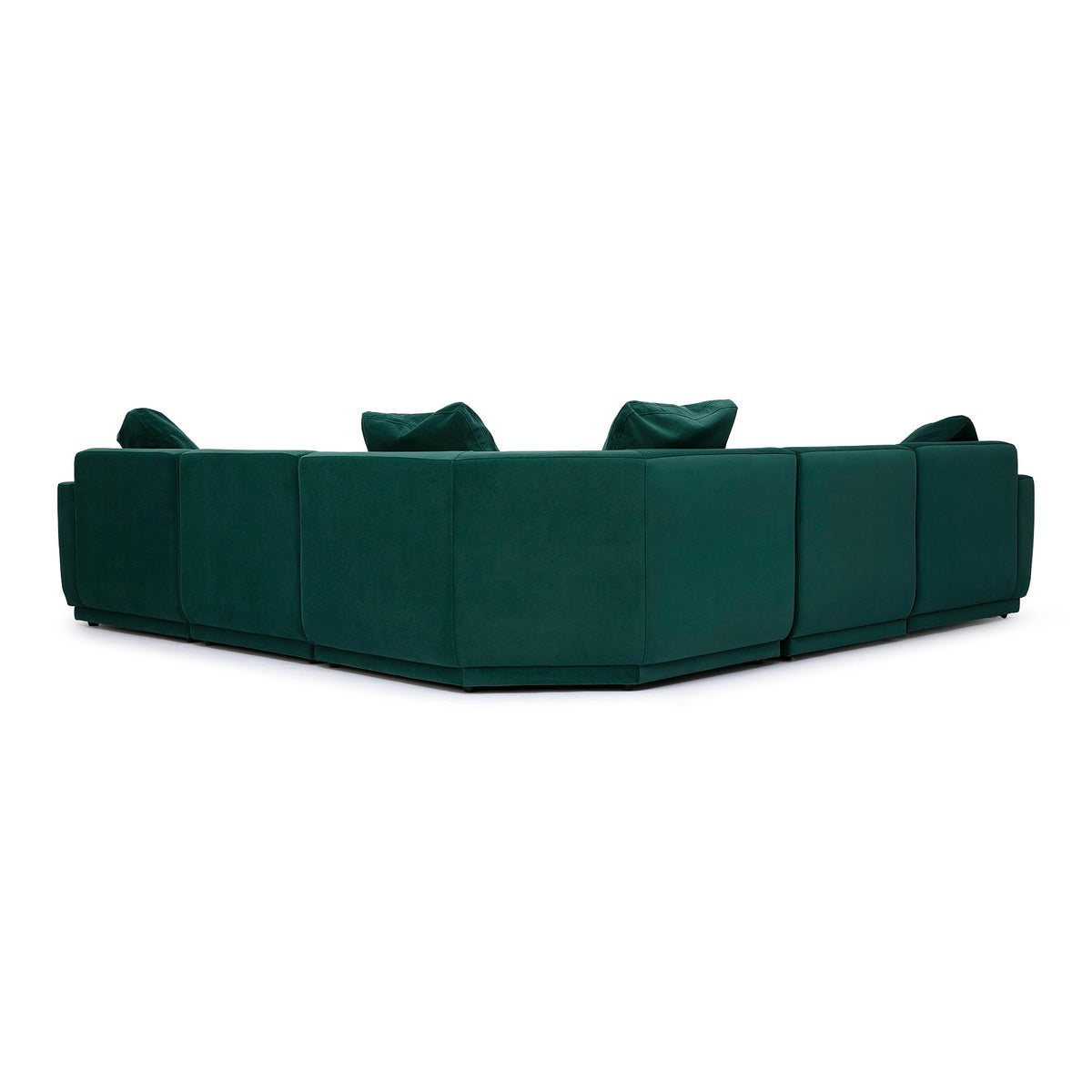 Perry Deep Green Performance Velvet Modular L-Sectional by TOV Furniture – photo 3 of 6