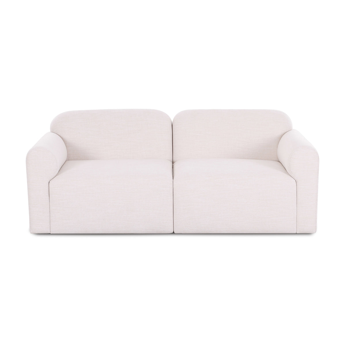 Gorge 81" Cream Performance Loveseat by TOV Furniture – photo 1 of 9