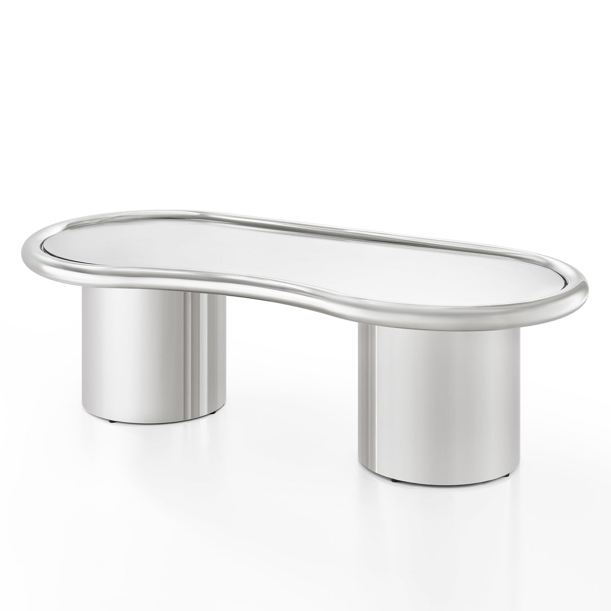 Sorya 51" Chrome Coffee Table by TOV Furniture – photo 2 of 7