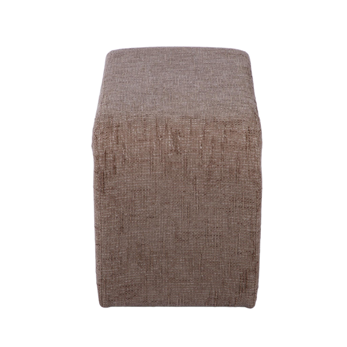 Alvie Taupe Railroad Chenille Storage Side Table by TOV Furniture – photo 3 of 5