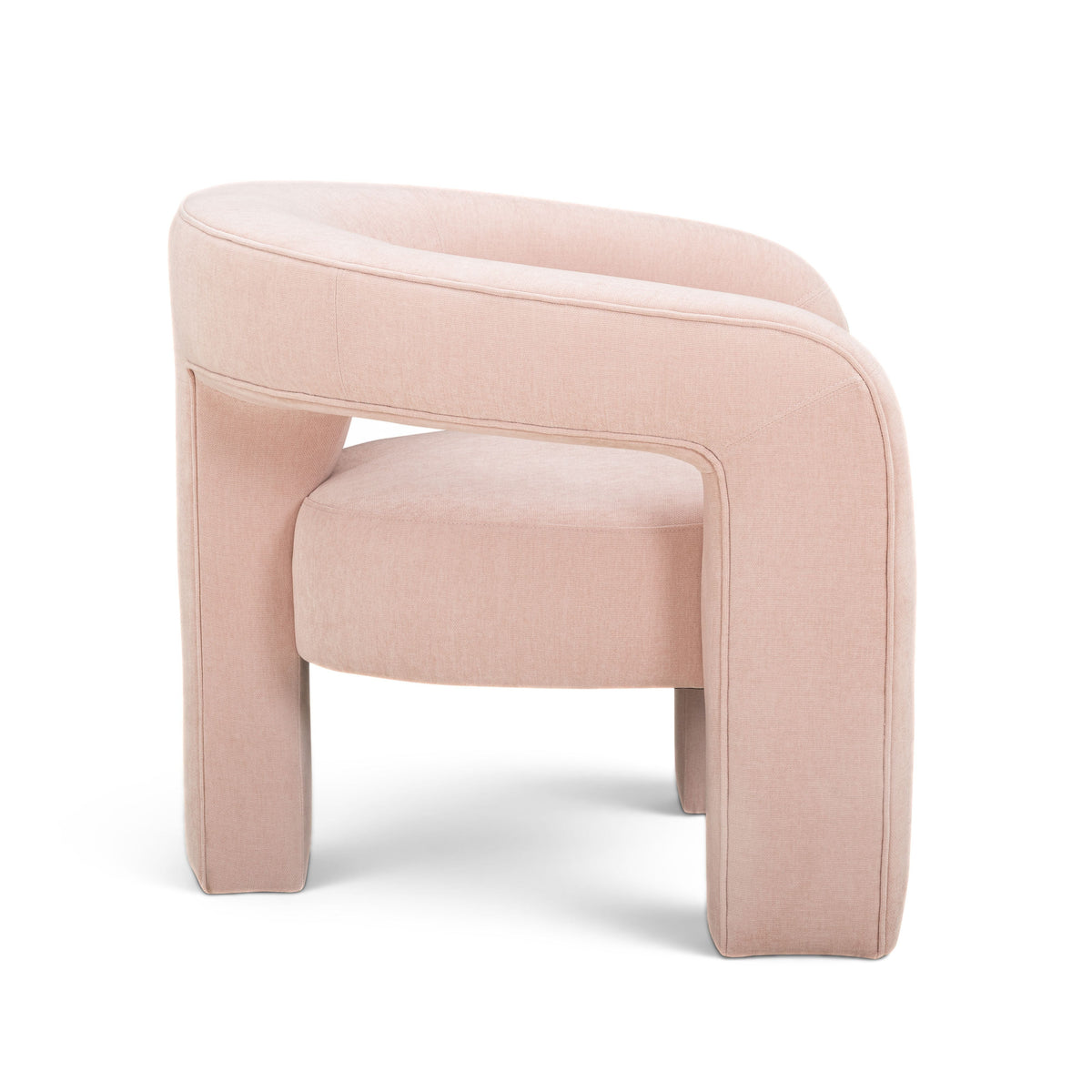 Malone Blush Performance Chenille Accent Chair by TOV Furniture – photo 3 of 6