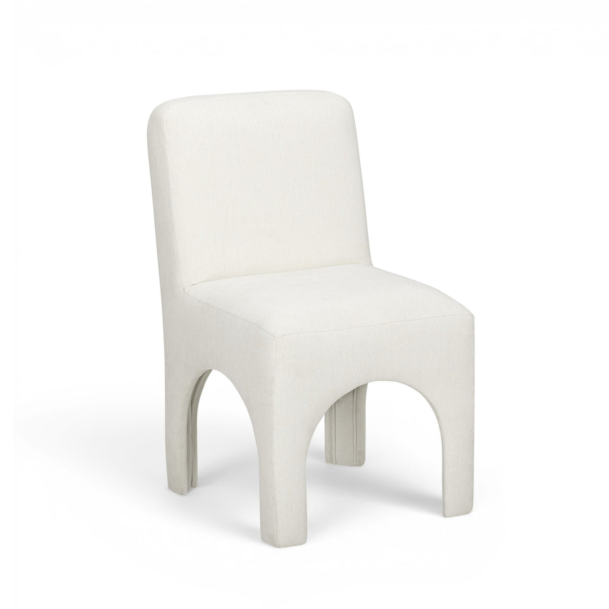 Tomlin Cream Performance Chenille Dining Chair by TOV Furniture – photo 1 of 8