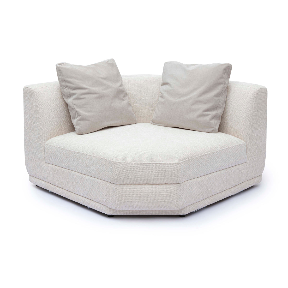 Perry Modular Corner Wedge in Cream by TOV Furniture – photo 3 of 7