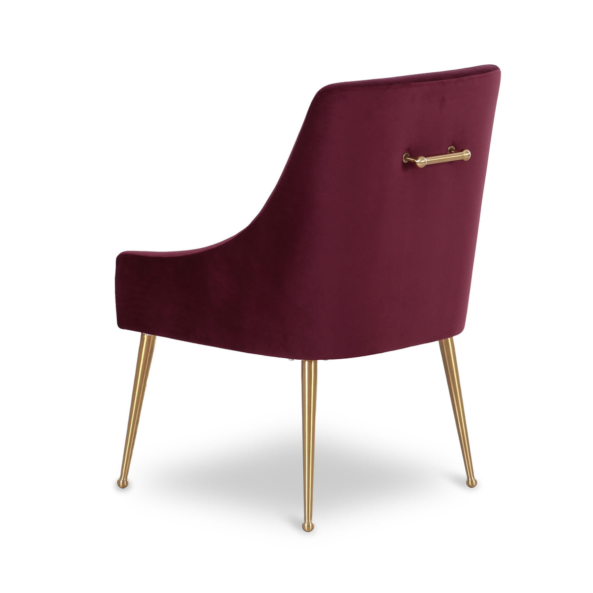 Beatrix Burgundy Performance Velvet Dining Chair by TOV Furniture – photo 4 of 9