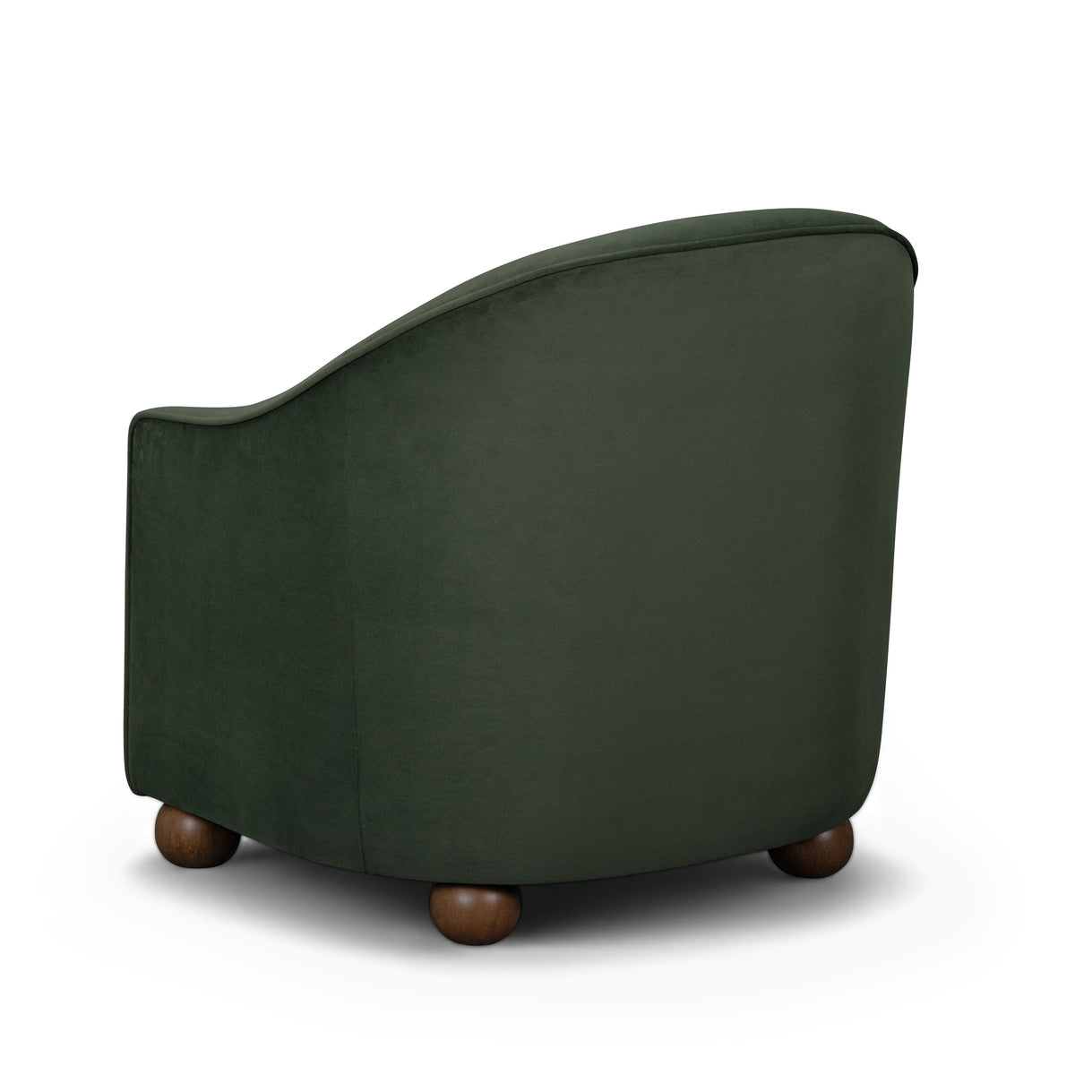 Cettie Performance Velvet Accent Chair in Green by TOV Furniture – photo 5 of 6