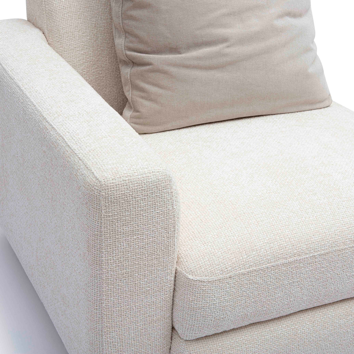 Perry Modular Corner Chair in Cream / LAF by TOV Furniture – photo 5 of 6