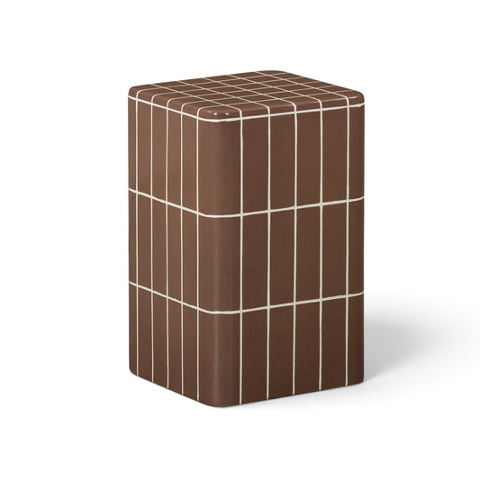 Tatiana Terracotta Square Concrete Indoor/Outdoor Side Table by TOV Furniture – photo 1 of 5