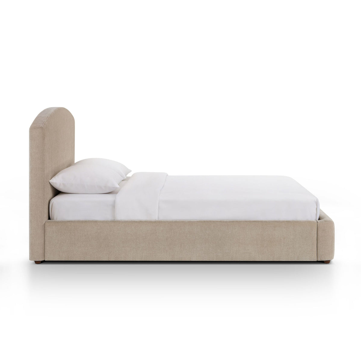Leah Taupe Performance Chenille Bed in 48" Size by TOV Furniture – photo 4 of 10