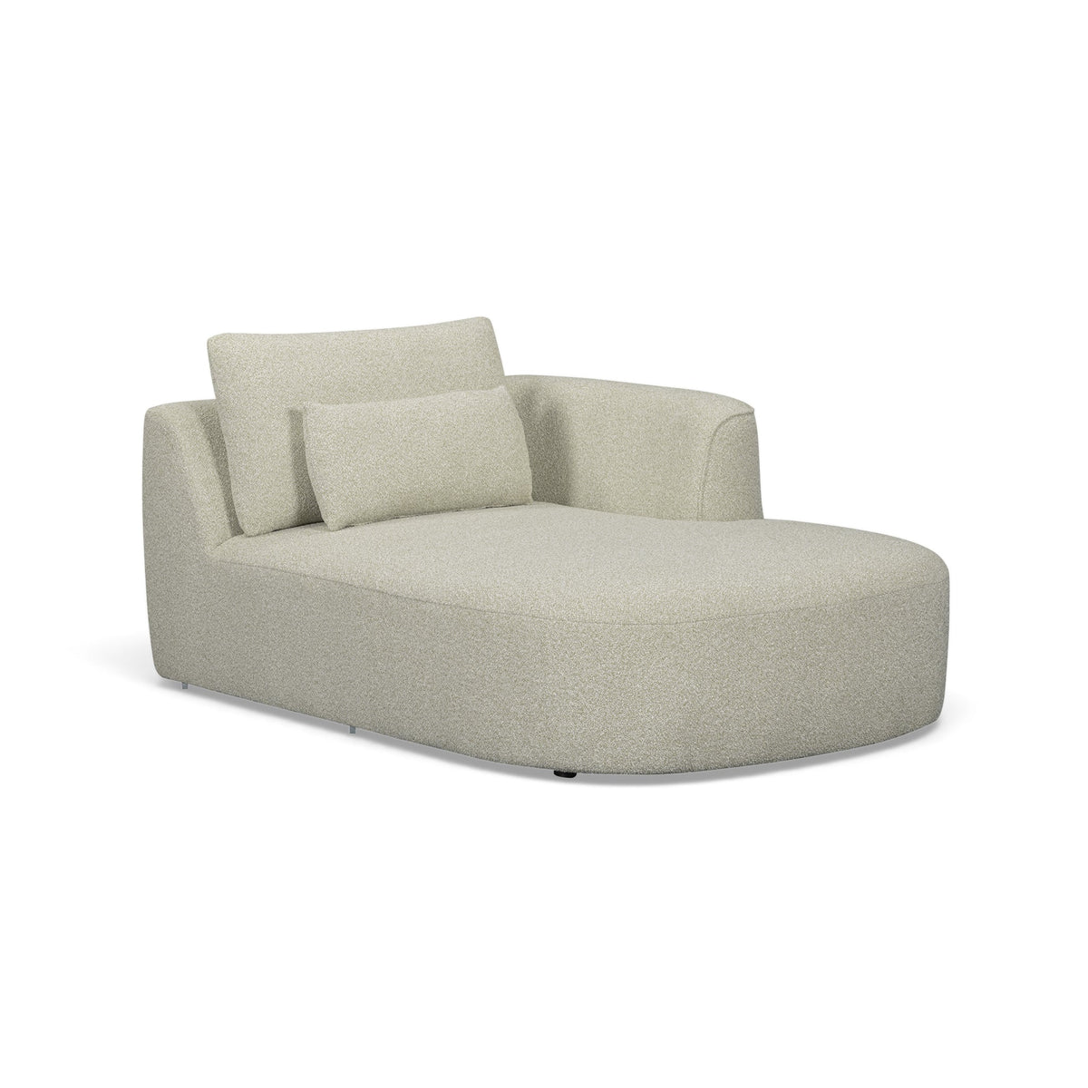 Noor Wheat Boucle RAF Chaise by TOV Furniture – photo 1 of 7