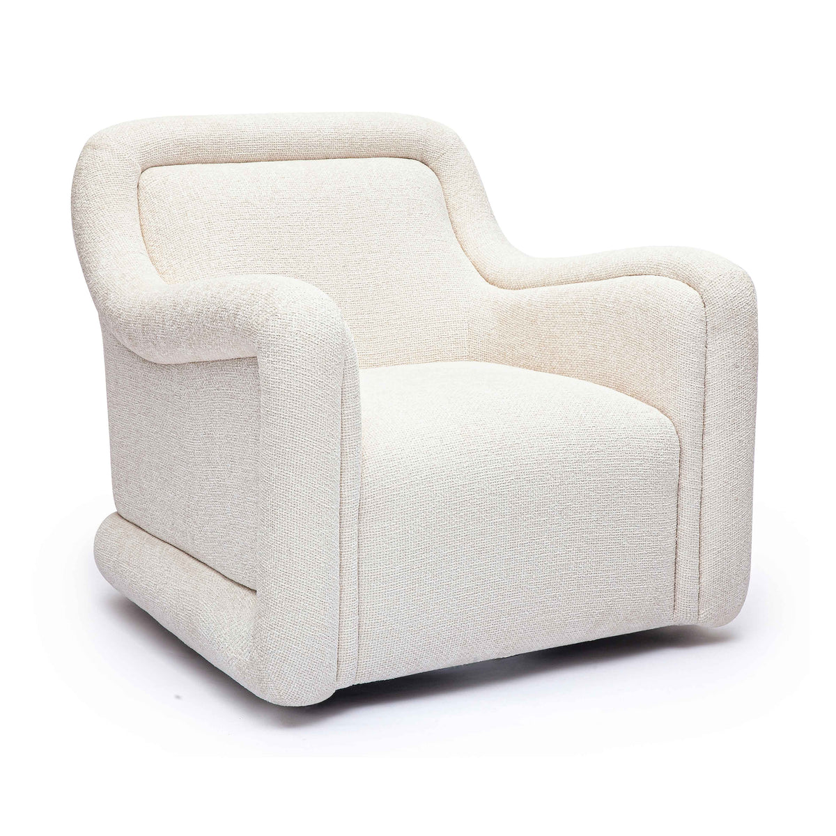 Charli Performance Swivel Chair in Off-White by TOV Furniture – photo 1 of 8