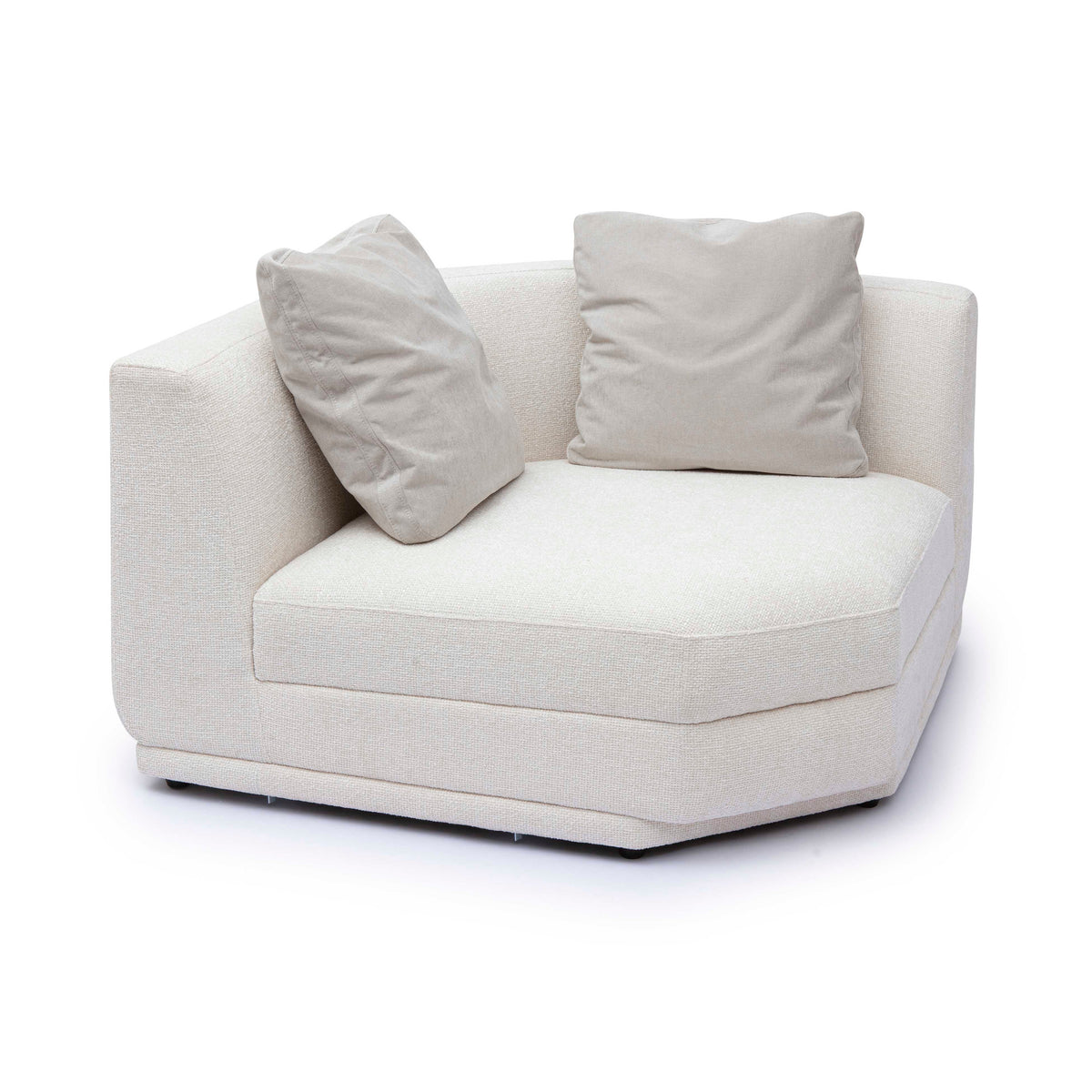 Perry Modular Corner Wedge in Cream by TOV Furniture – photo 1 of 7