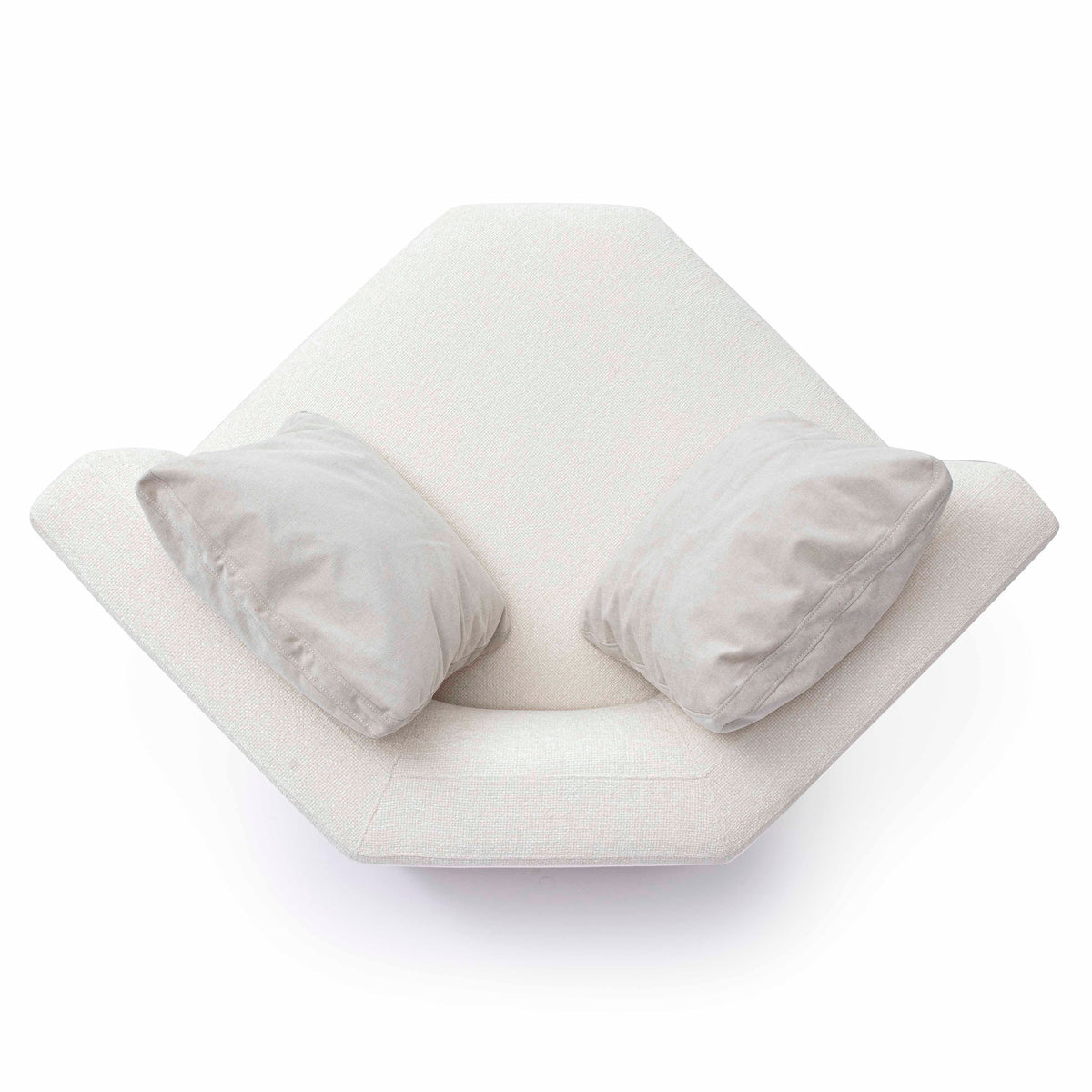 Perry Modular Corner Wedge in Cream by TOV Furniture – photo 5 of 7