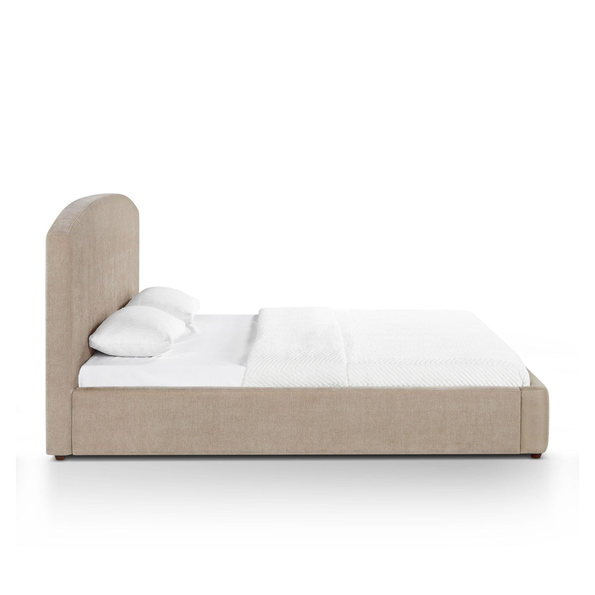 Leah Taupe Performance Chenille King Bed by TOV Furniture – photo 3 of 10
