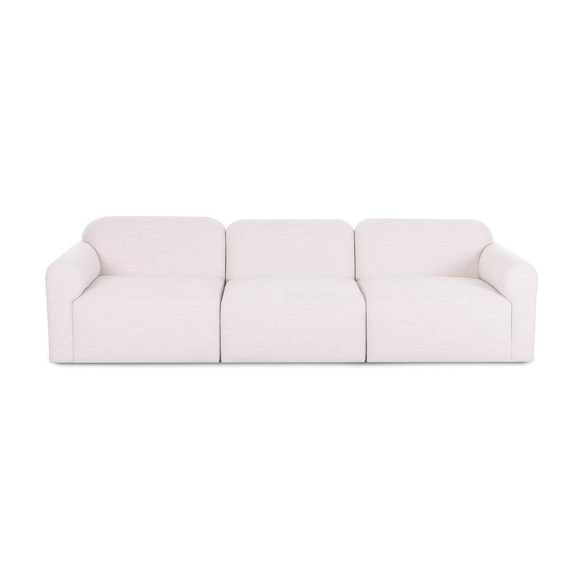 Gorge 116" Cream Performance Sofa by TOV Furniture – photo 2 of 5