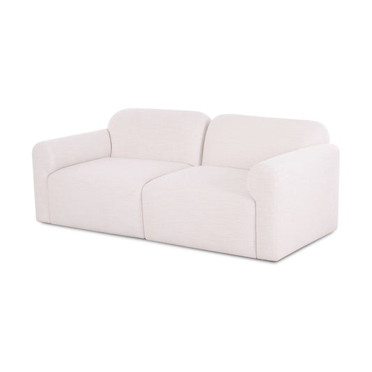 Gorge 81" Cream Performance Loveseat by TOV Furniture – photo 2 of 9