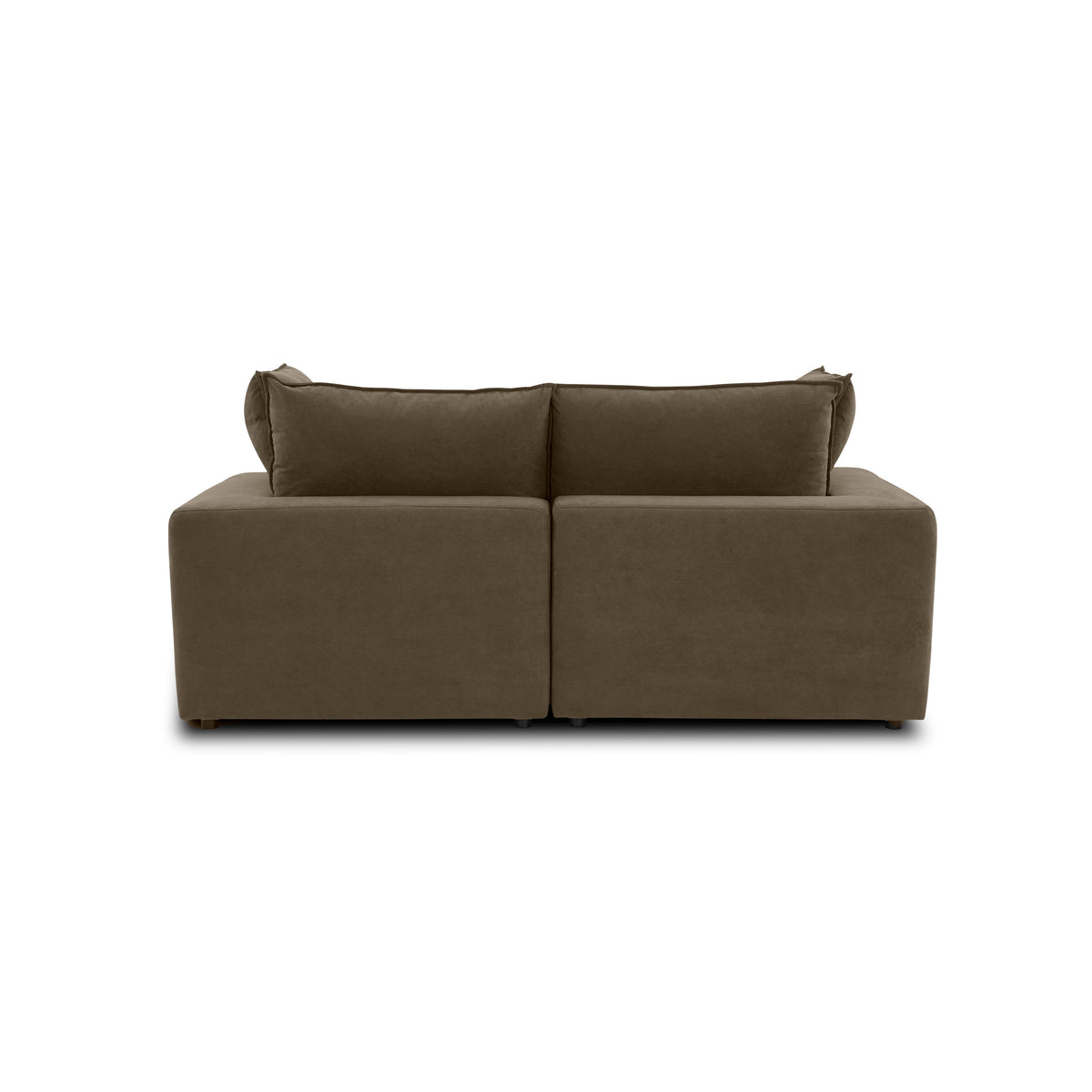 Cali 80" Chocolate Brown Performance Velvet Loveseat by TOV Furniture – photo 5 of 6
