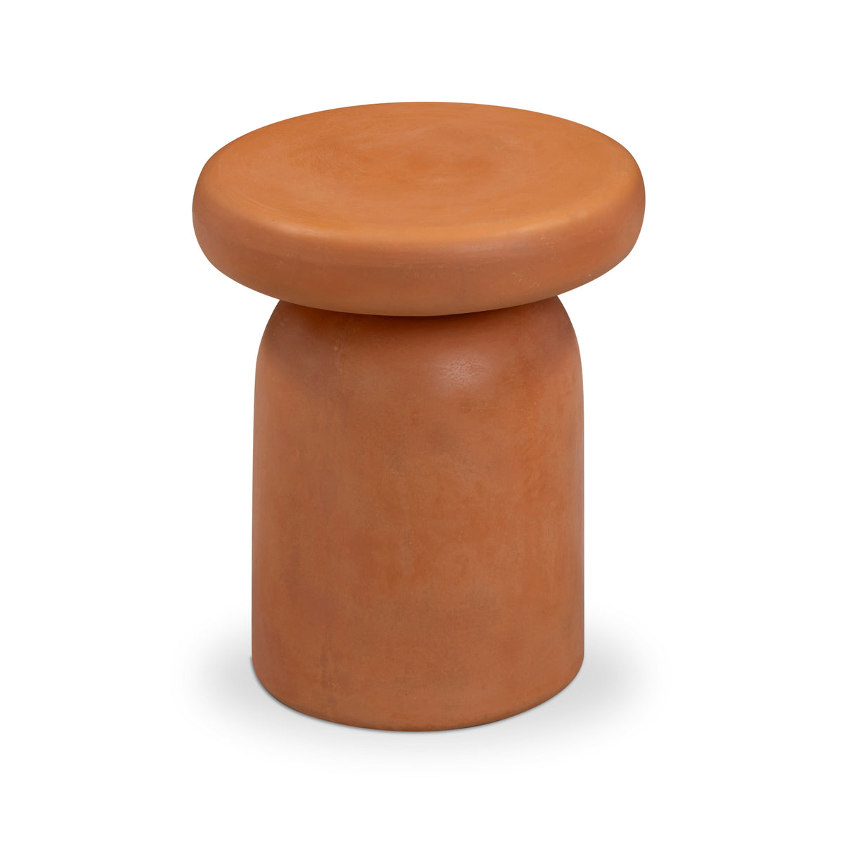 Lydia Orange Concrete Indoor/Outdoor Side Table by TOV Furniture – photo 2 of 7