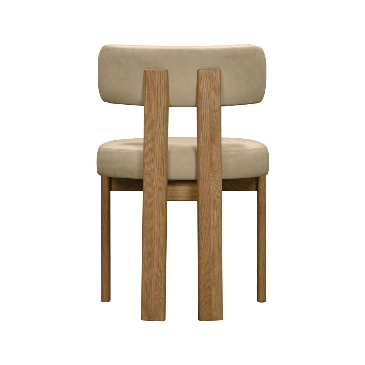 Odessa Taupe Performance Vegan Leather Dining Chair by TOV Furniture – photo 5 of 8