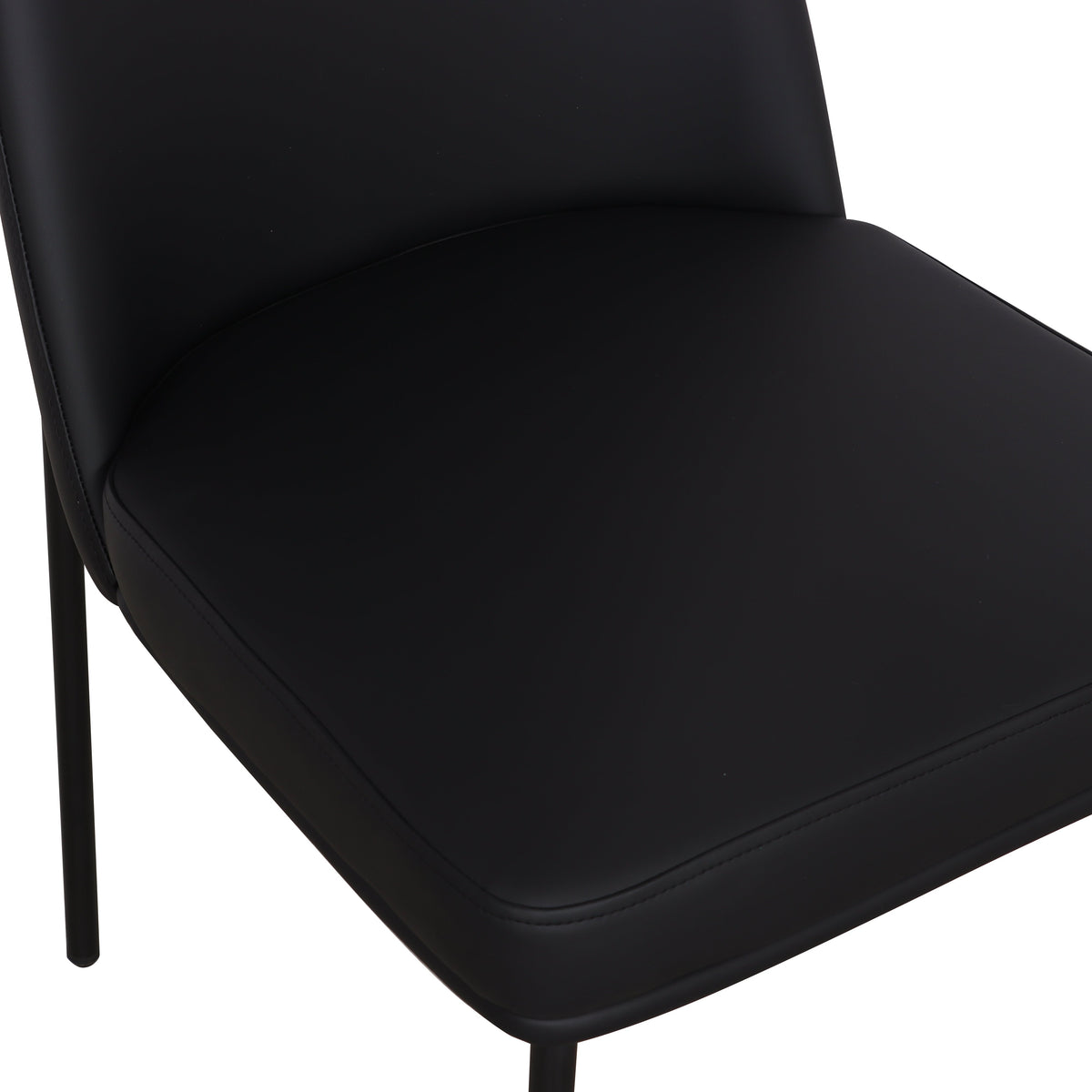 Sydney Black Performance Vegan Leather Dining Chair - Set of 2 by TOV Furniture – photo 4 of 7