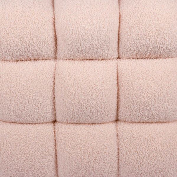 Anita 38.5" Pink Shearling Storage Bench With Reversible Tray Top by TOV Furniture – photo 10 of 10