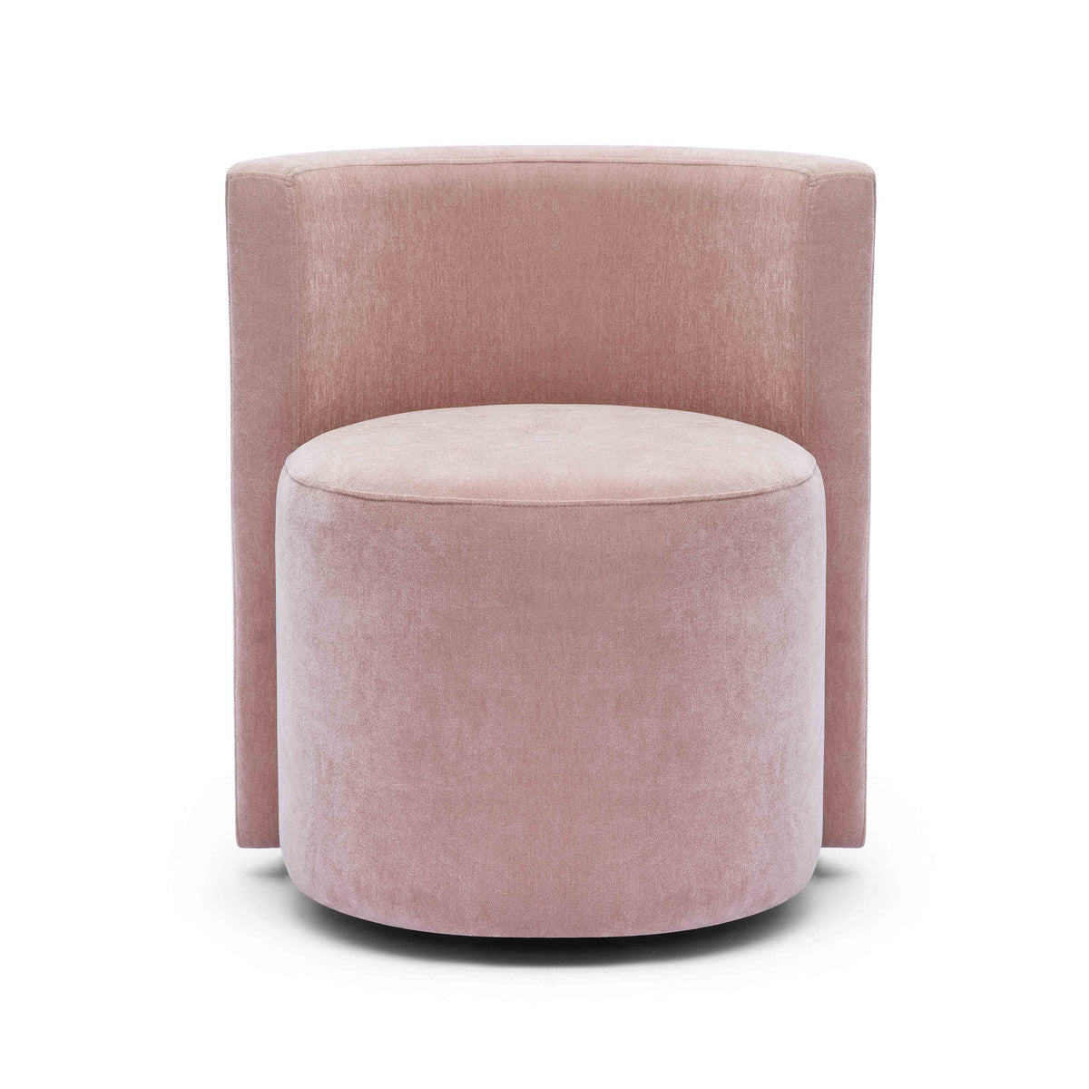 Alyssa Pink Upcycled Performance Velvet Rolling Desk Chair by TOV Furniture – photo 3 of 6