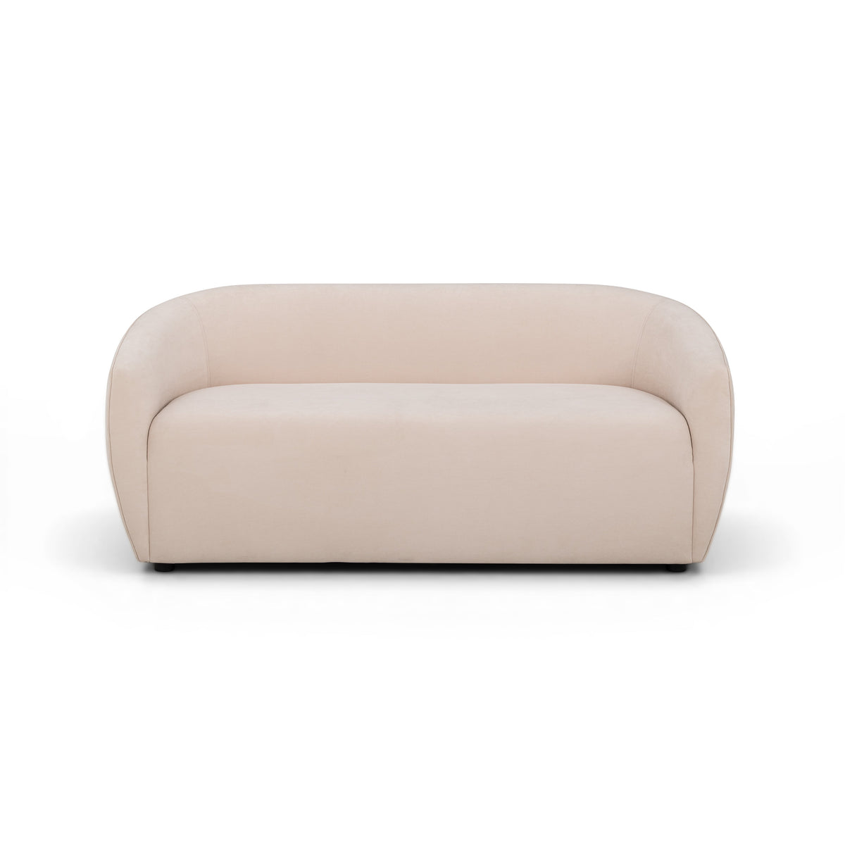 Jordan 70" Blush Pink Textured Performance Velvet Loveseat by TOV Furniture – photo 1 of 6