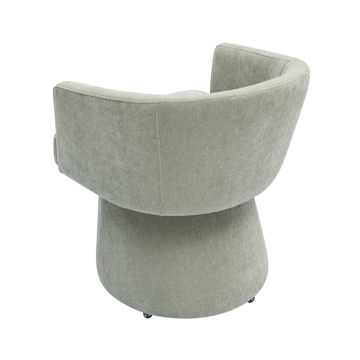 Kristen Rolling Desk Chair in Green by TOV Furniture – photo 3 of 8