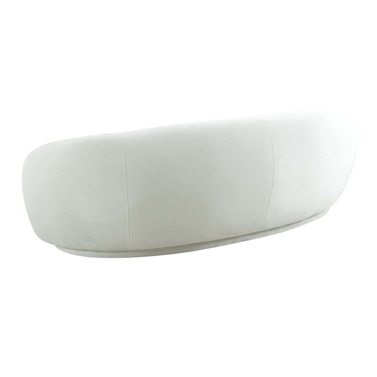Kendall Cream Performance Velvet Sofa by TOV Furniture – photo 5 of 6