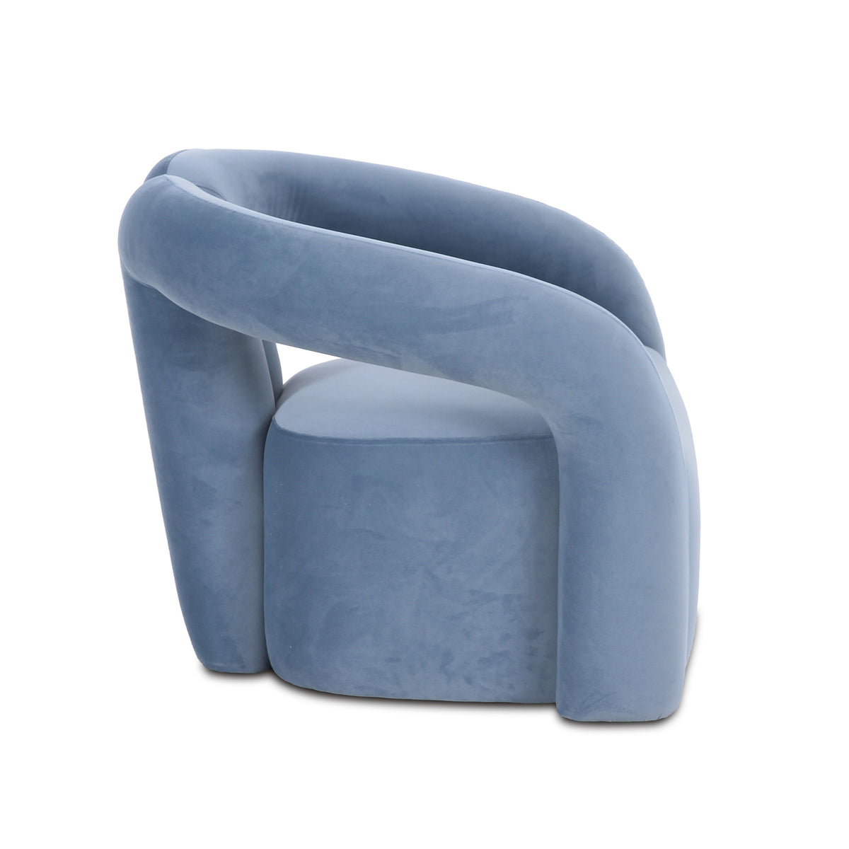 Jenn Blue Performance Velvet Accent Chair by TOV Furniture – photo 4 of 8