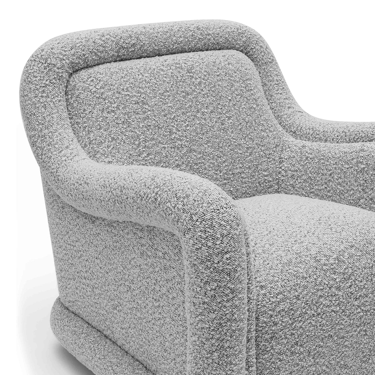 Charli Performance Swivel Chair in Grey by TOV Furniture – photo 5 of 6