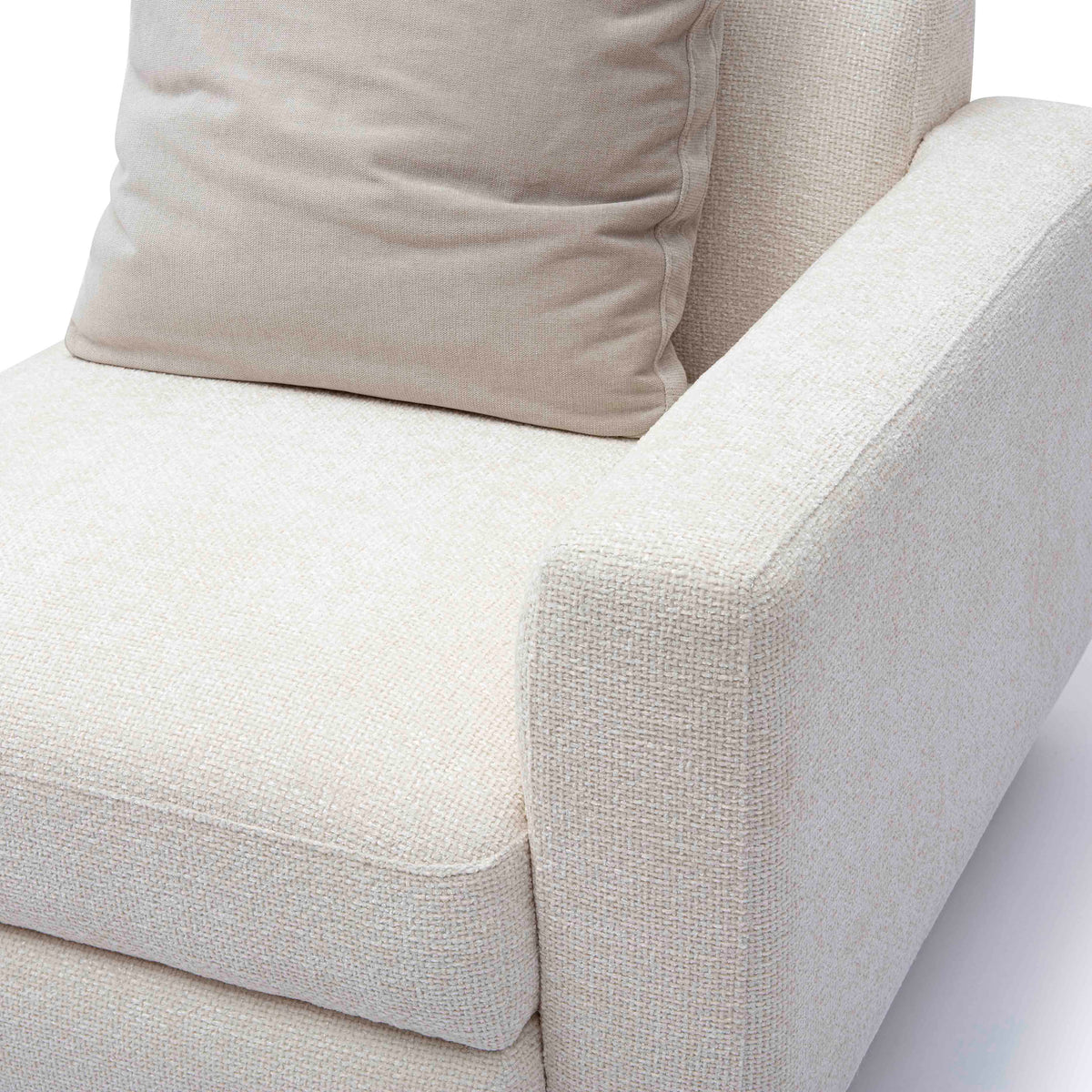 Perry Modular Corner Chair in Cream / RAF by TOV Furniture – photo 5 of 6